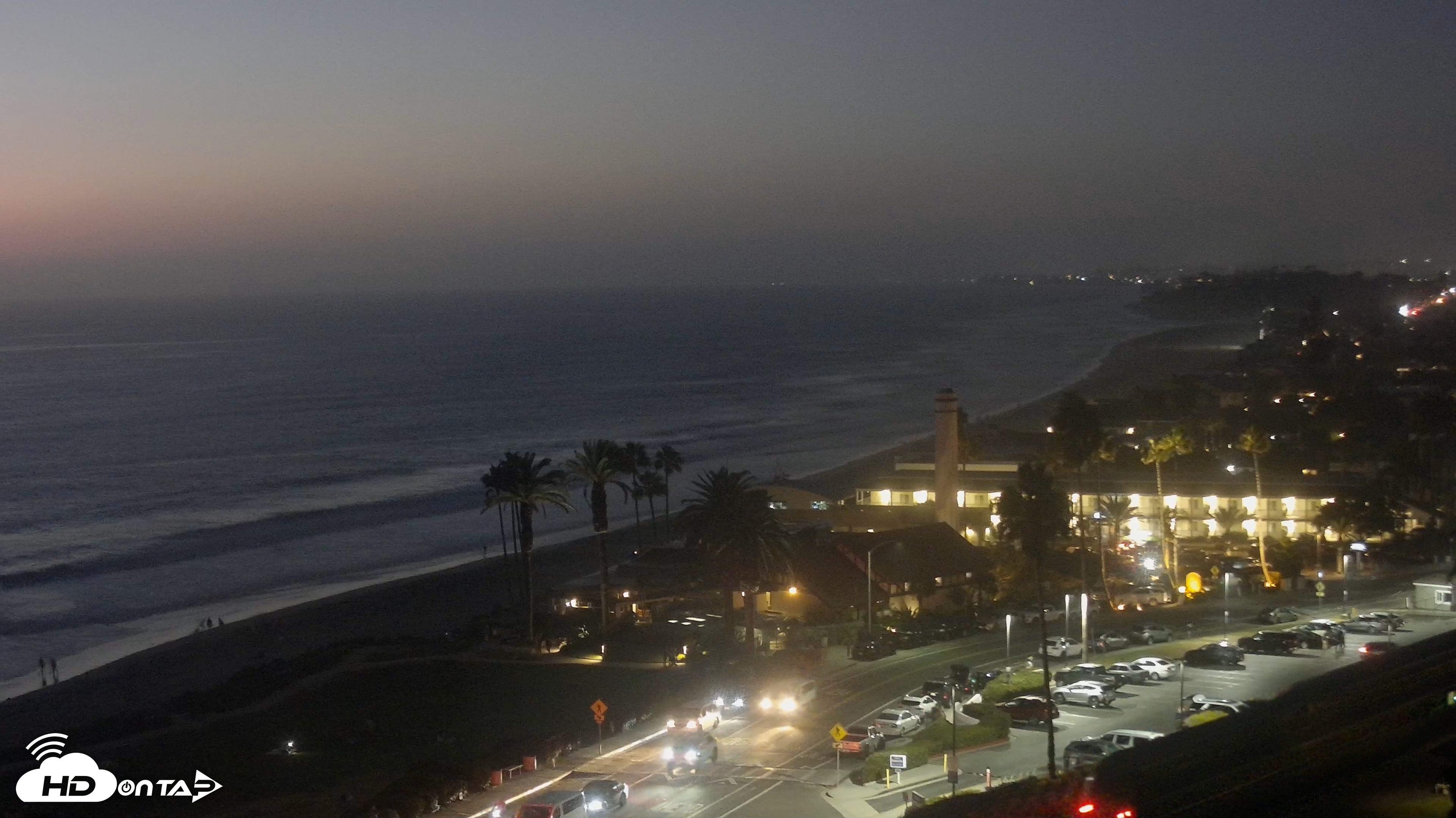 Snapshot of Del Mar Beach Overlook Live Webcam taken Sep 11, 2026, 7:35pm PDT
