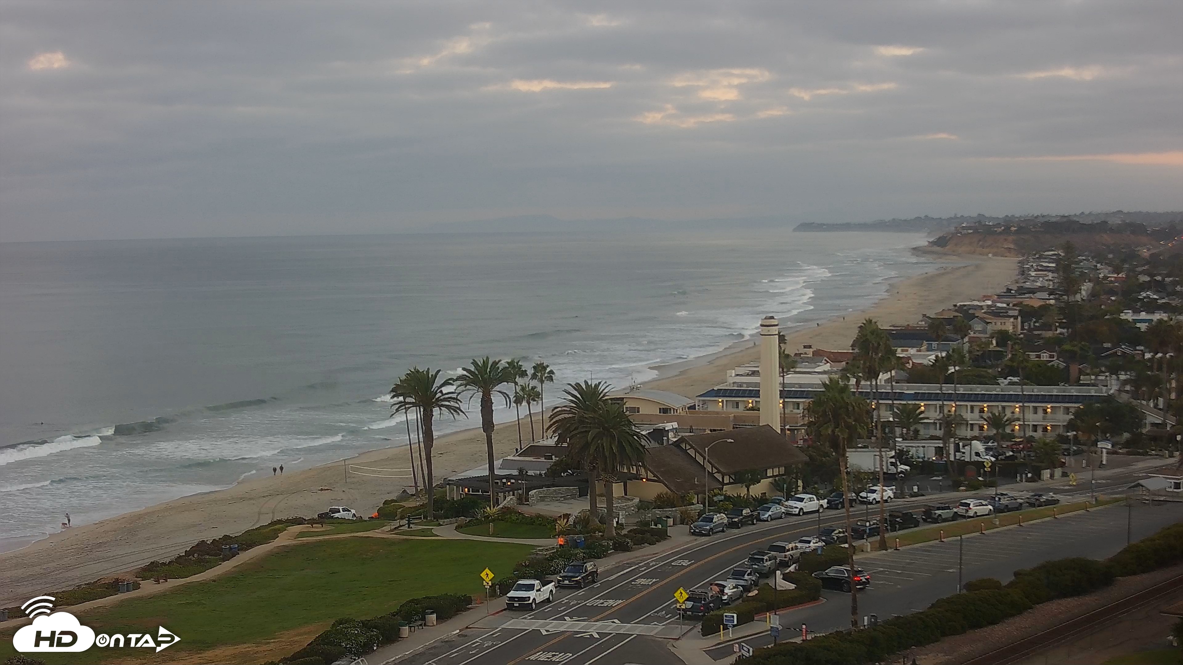 Snapshot of Del Mar Beach Overlook Live Webcam taken Sep 4, 2026, 6:27am PDT