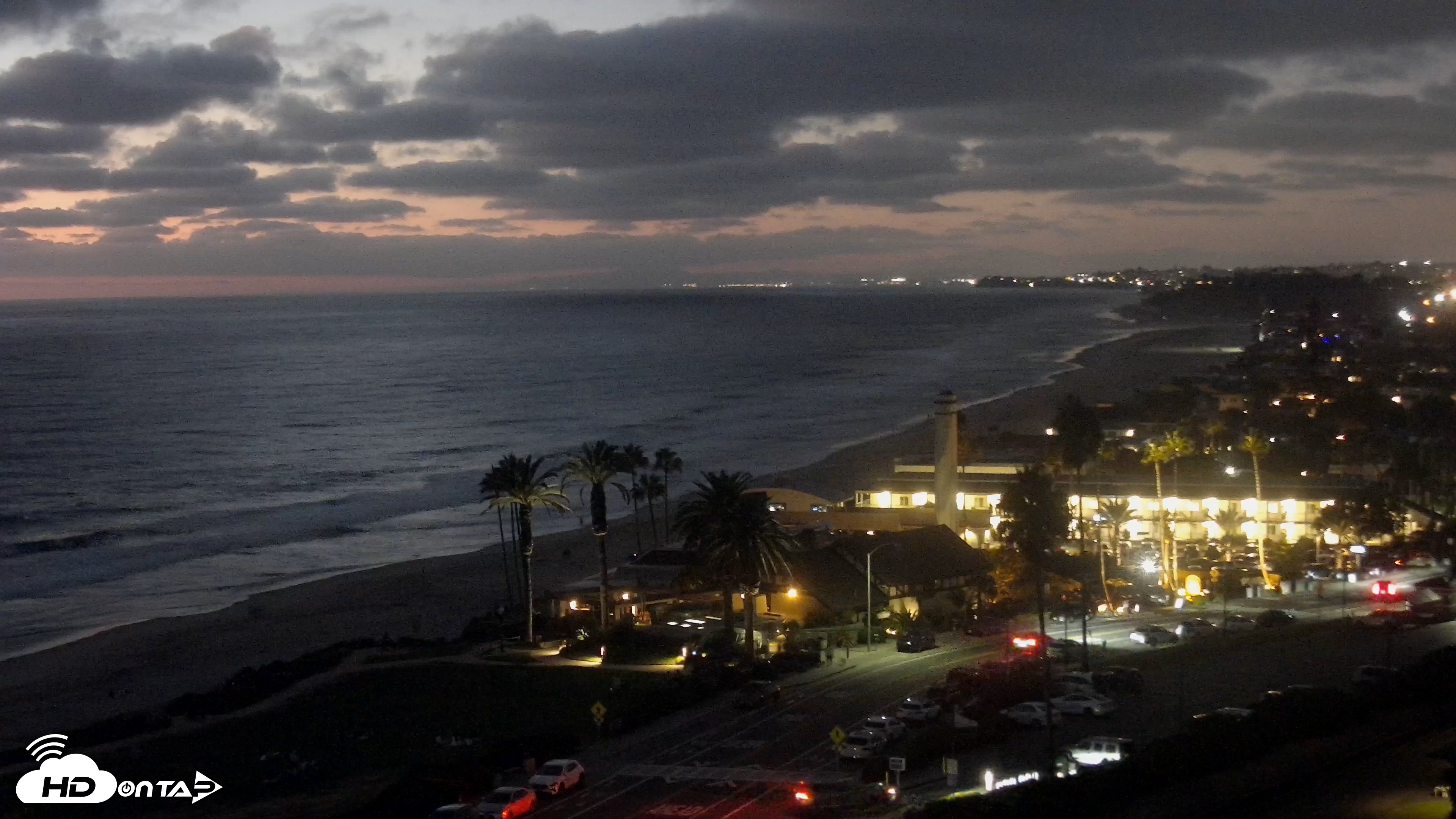 Snapshot of Del Mar Beach Overlook Live Webcam taken Sep 3, 2026, 7:45pm PDT