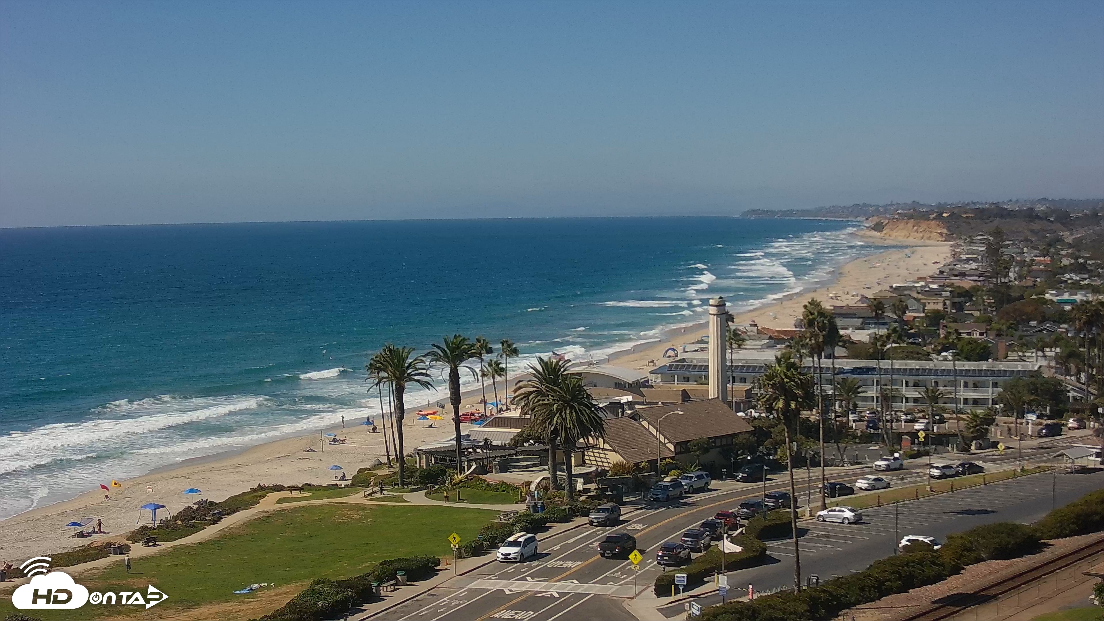 Snapshot of Del Mar Beach Overlook Live Webcam taken Sep 2, 2026, 3:09pm PDT