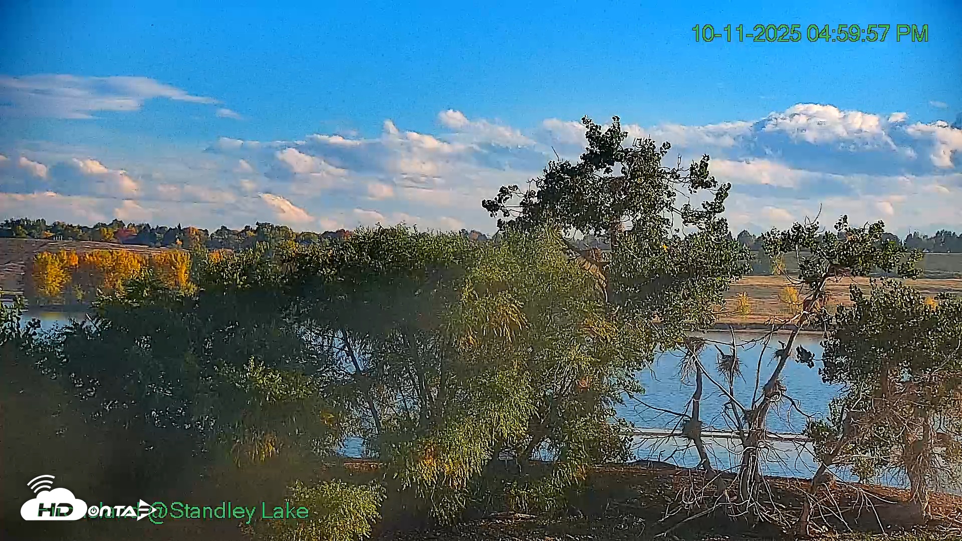 Snapshot of Bird Island Standley Lake Live Webcam taken Oct 11, 2025, 5:00pm MDT