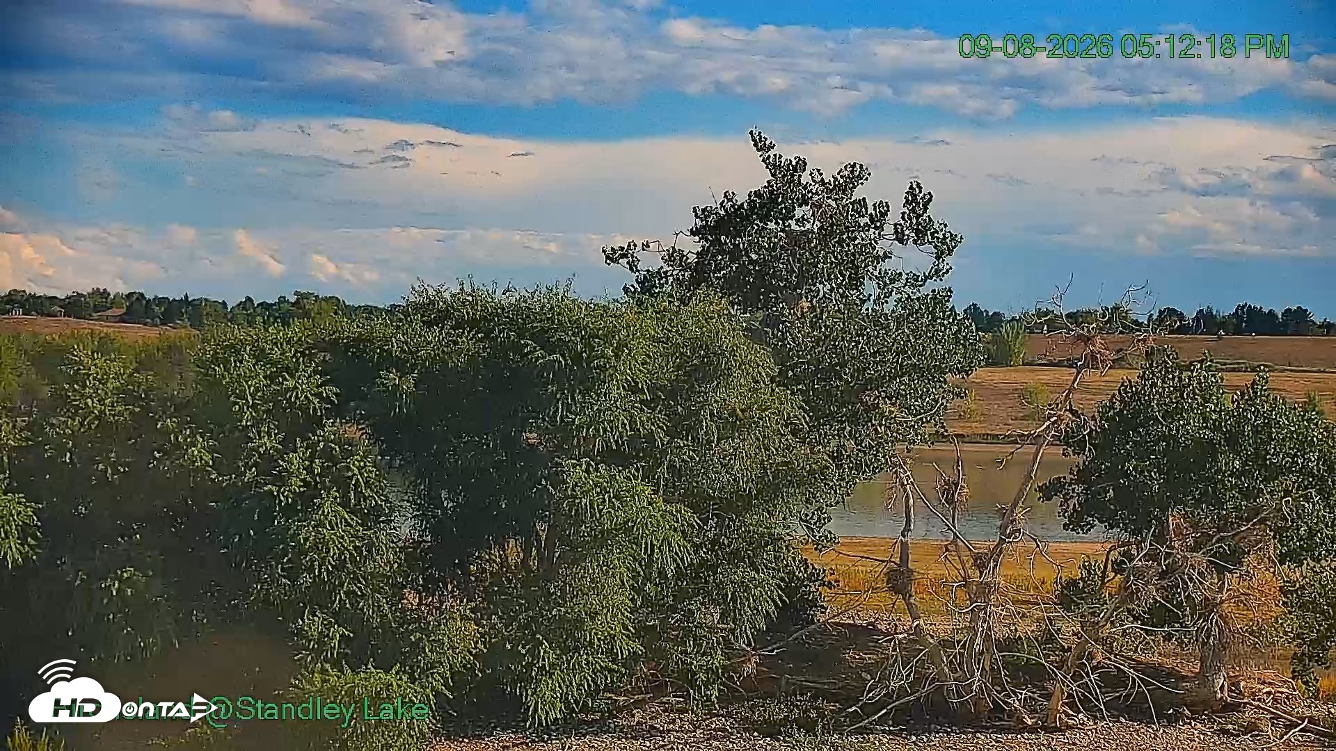 Snapshot of Bird Island Standley Lake Live Webcam taken Sep 8, 2026, 5:12pm MDT