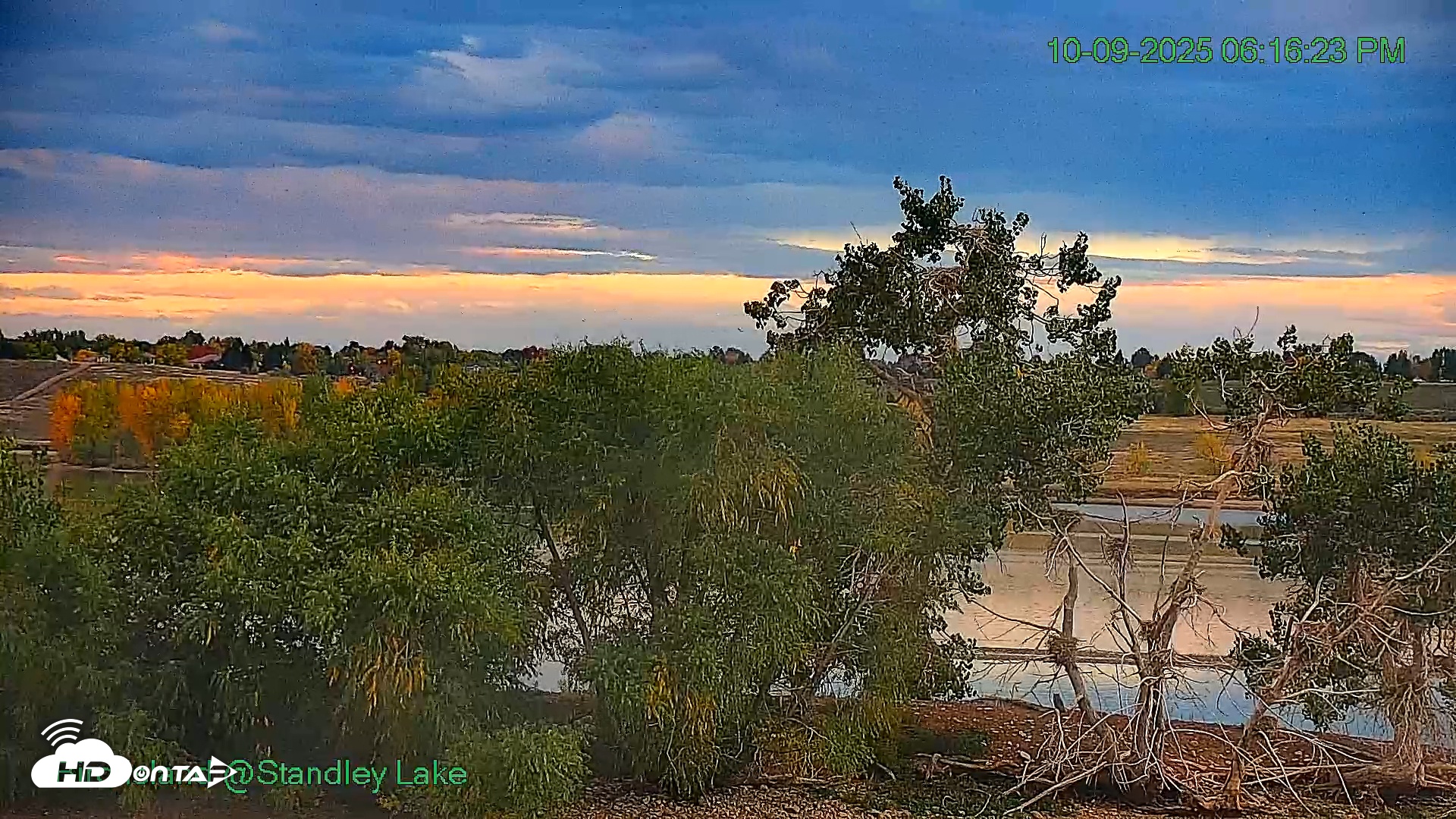 Snapshot of Bird Island Standley Lake Live Webcam taken Oct 9, 2025, 6:16pm MDT