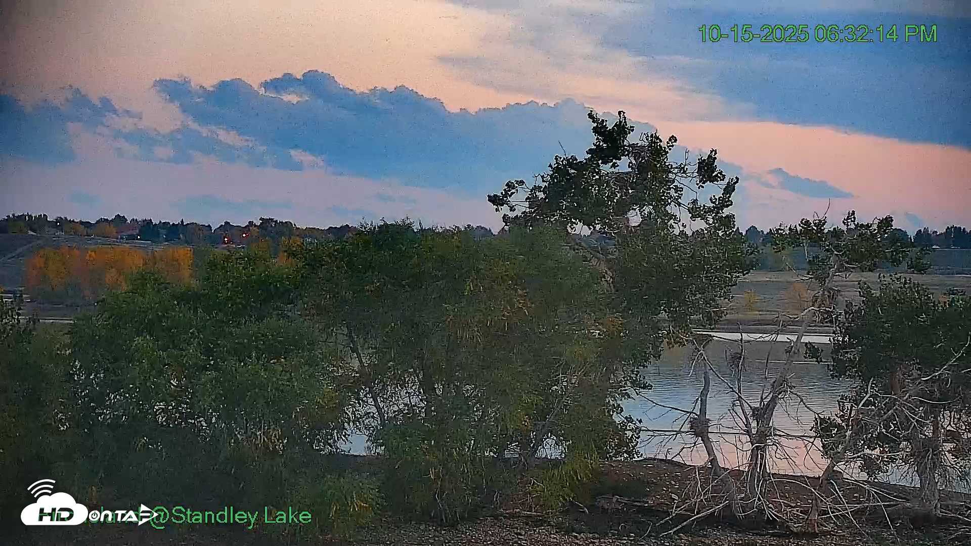 Snapshot of Bird Island Standley Lake Live Webcam taken Oct 15, 2025, 6:32pm MDT