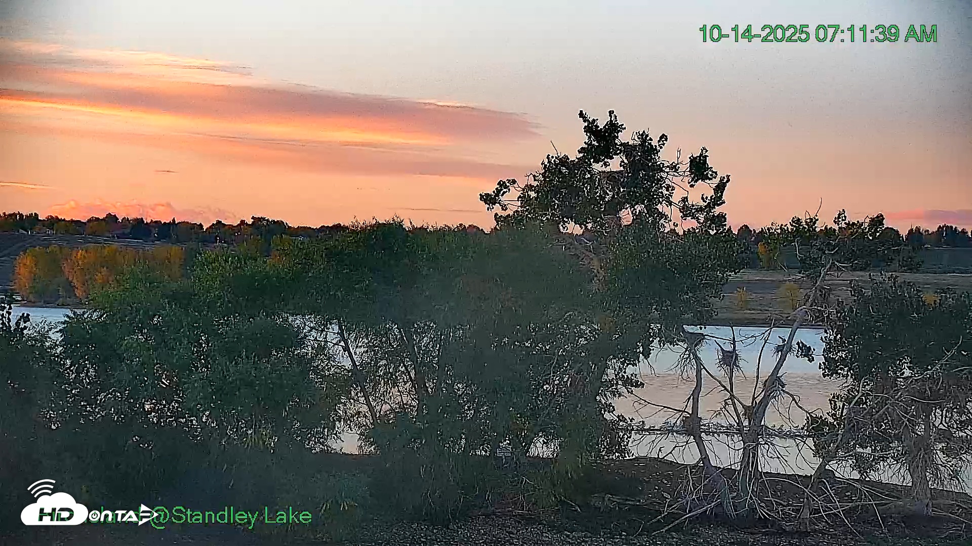 Snapshot of Bird Island Standley Lake Live Webcam taken Oct 14, 2025, 7:11am MDT