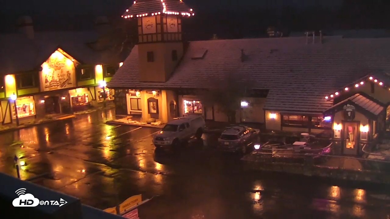 Snapshot of Cobblestone Center - Tahoe City Live Webcam taken Apr 21, 2026, 8:16pm PDT