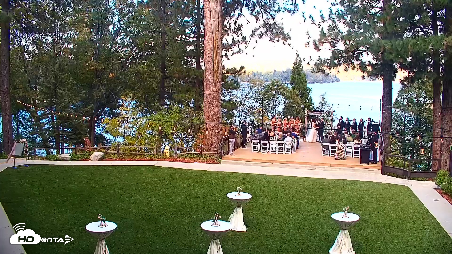 Snapshot of Lake Arrowhead Resort & Spa Live Webcam taken Oct 10, 2025, 4:45pm PDT