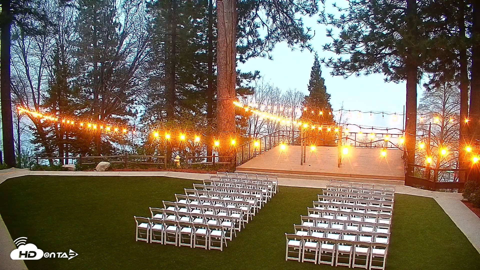 Snapshot of Lake Arrowhead Resort & Spa Live Webcam taken Apr 25, 2025, 7:27pm PDT