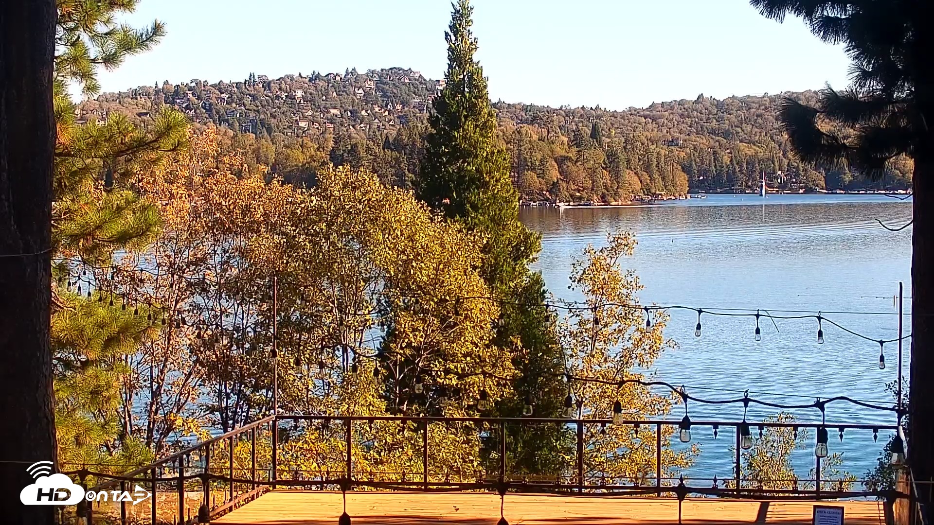 Snapshot of Lake Arrowhead Resort & Spa Live Webcam taken Oct 19, 2026, 9:38am PDT