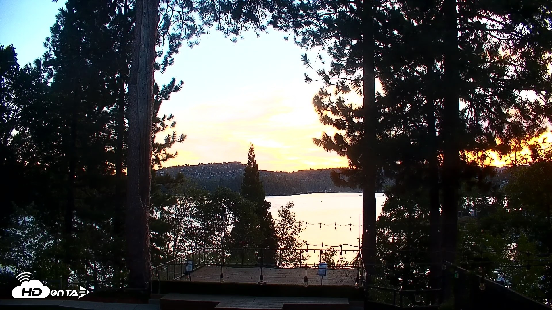 Snapshot of Lake Arrowhead Resort & Spa Live Webcam taken Aug 20, 2026, 6:19am PDT