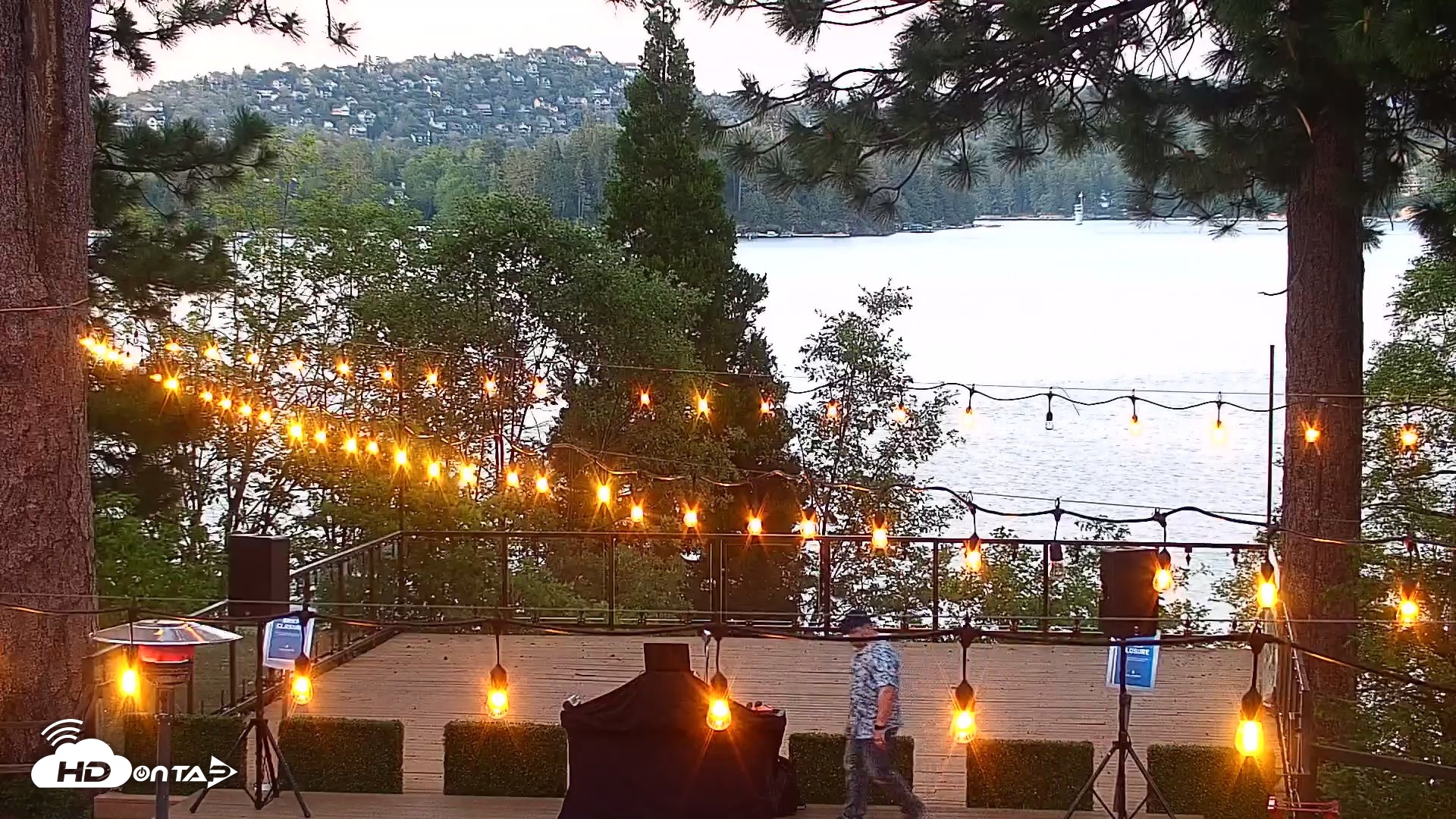 Snapshot of Lake Arrowhead Resort & Spa Live Webcam taken May 14, 2026, 7:53pm PDT
