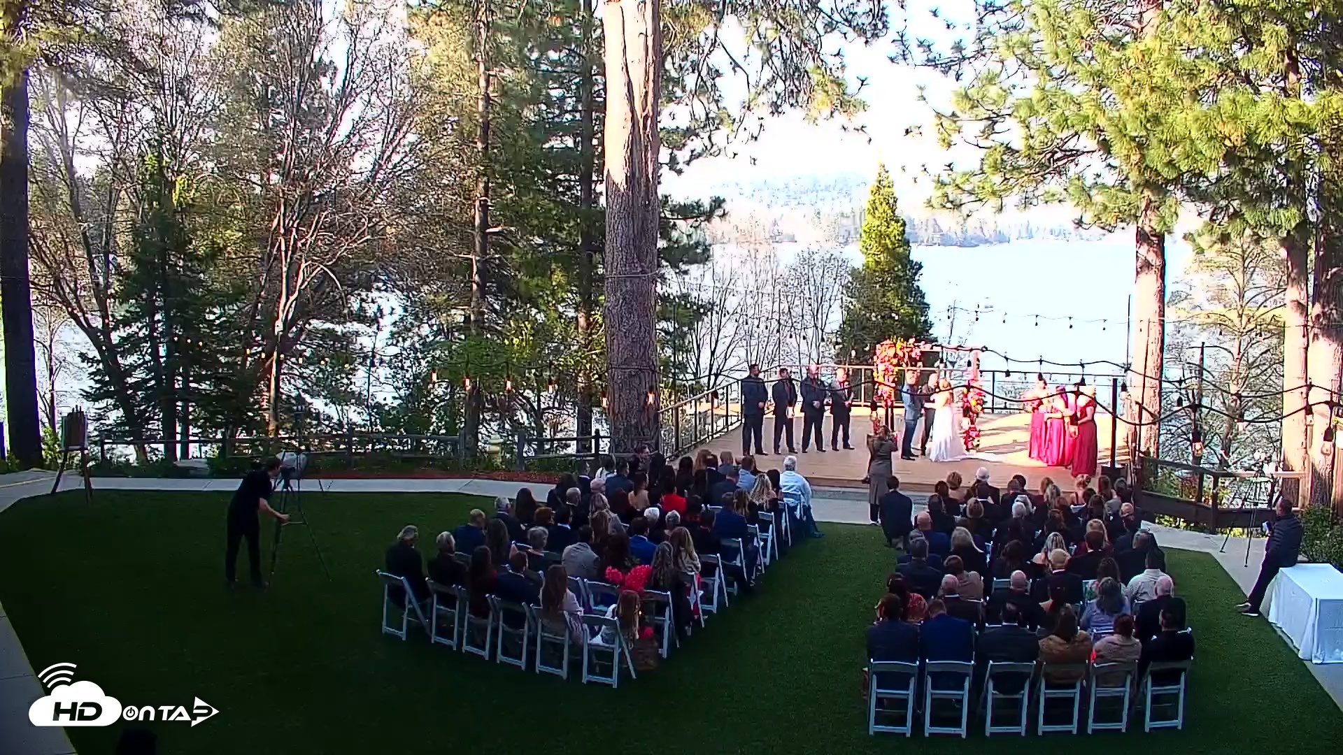 Snapshot of Lake Arrowhead Resort & Spa Live Webcam taken May 3, 2025, 5:26pm PDT