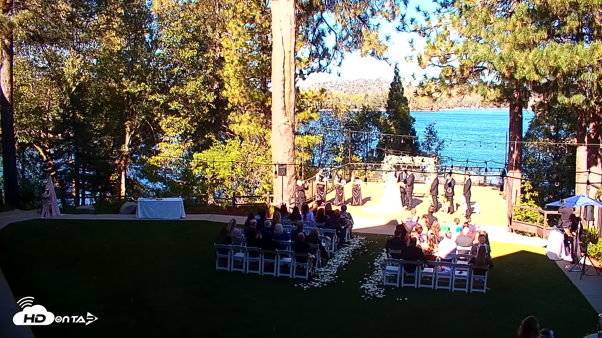 Snapshot of Lake Arrowhead Resort & Spa Live Webcam taken Oct 4, 2025, 3:32pm PDT