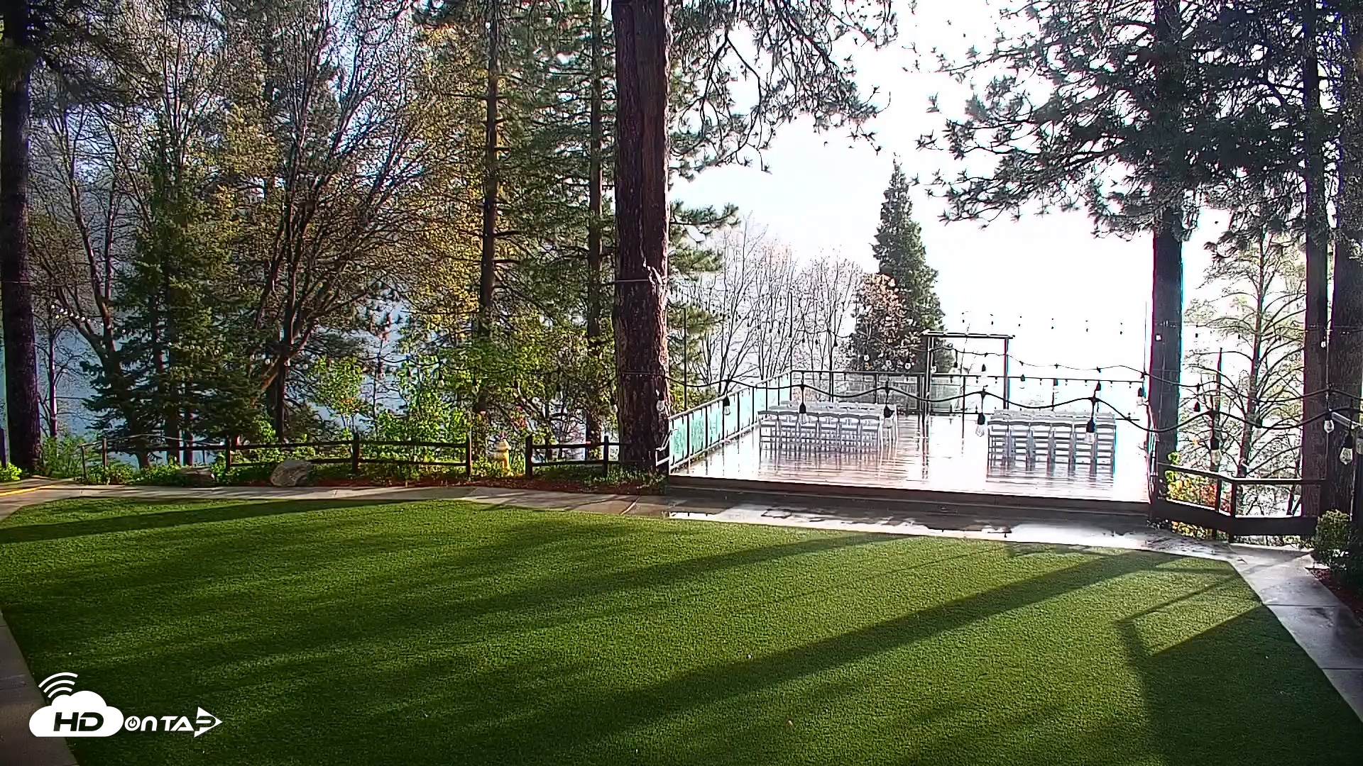 Snapshot of Lake Arrowhead Resort & Spa Live Webcam taken May 4, 2025, 7:19am PDT