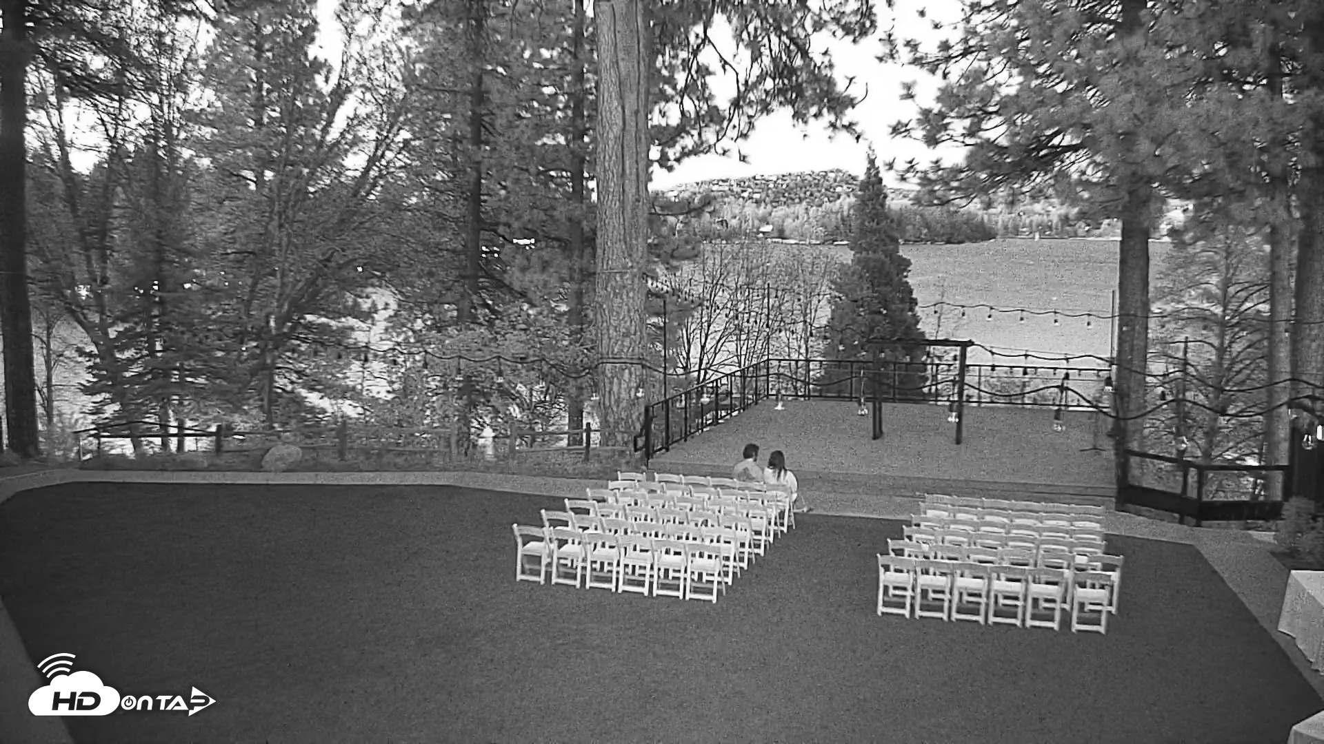 Snapshot of Lake Arrowhead Resort & Spa Live Webcam taken May 2, 2025, 7:59pm PDT