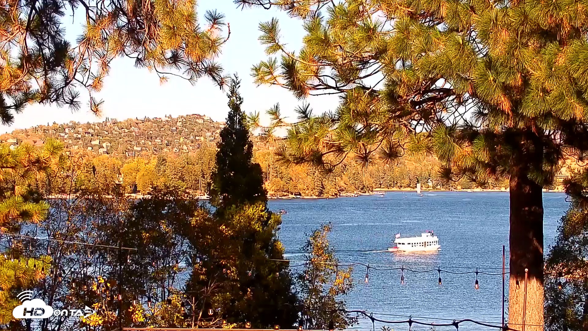Snapshot of Lake Arrowhead Resort & Spa Live Webcam taken Oct 18, 2025, 3:53pm PDT