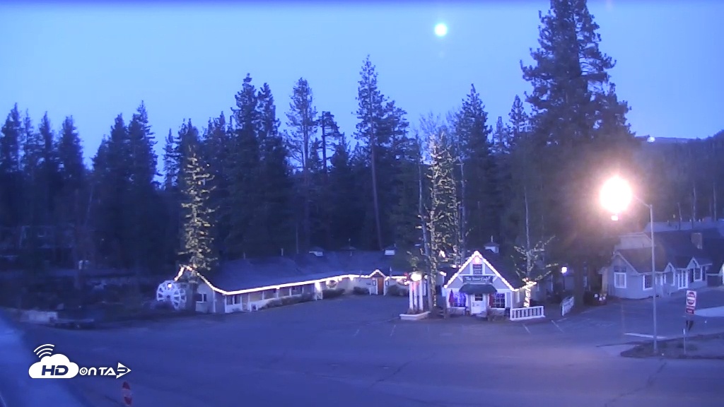 Snapshot of Tahoe City Traffic Cam taken May 15, 2025, 5:28am PDT
