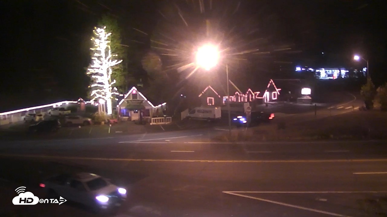 Snapshot of Lake Tahoe - Tahoe City Live Traffic Cam taken Oct 1, 2026, 7:54pm PDT