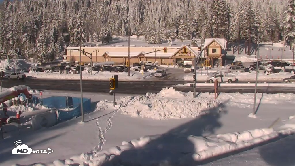 Snapshot of Lake Tahoe - Tahoe City Live Traffic Cam taken Dec 27, 2025, 9:08am PST