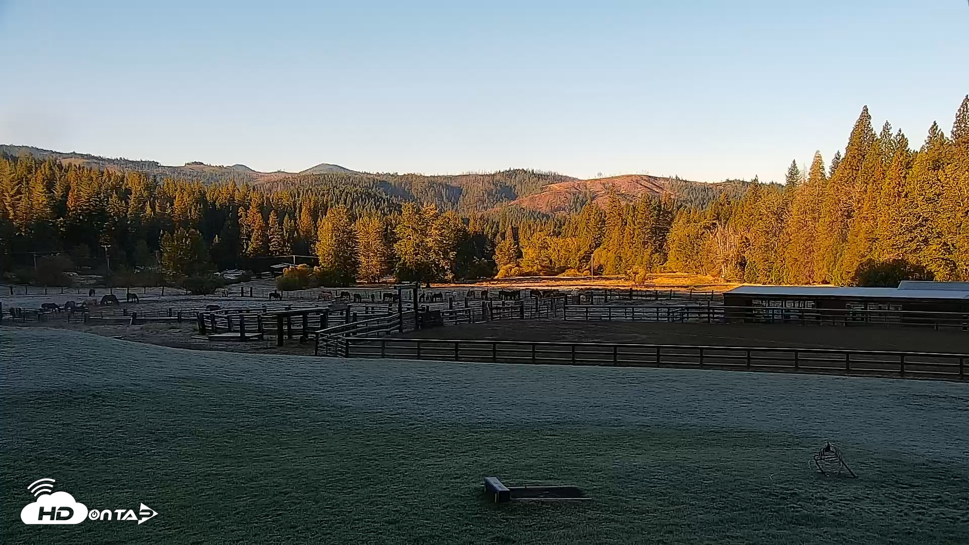 Snapshot of Greenhorn Dude Ranch Live Saloon Cam taken Oct 12, 2025, 8:30am PDT