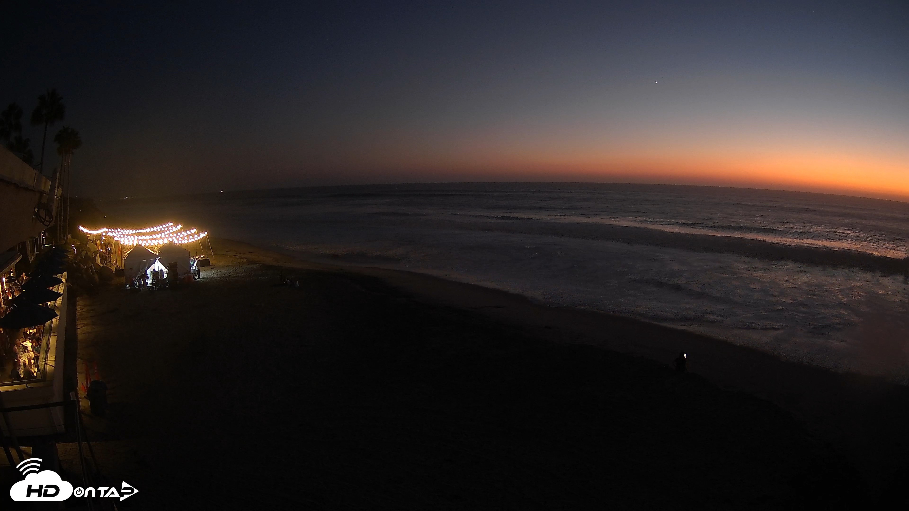 Snapshot of 17th St. Del Mar Beach - 4K SW Live Webcam taken Sep 10, 2026, 7:35pm PDT