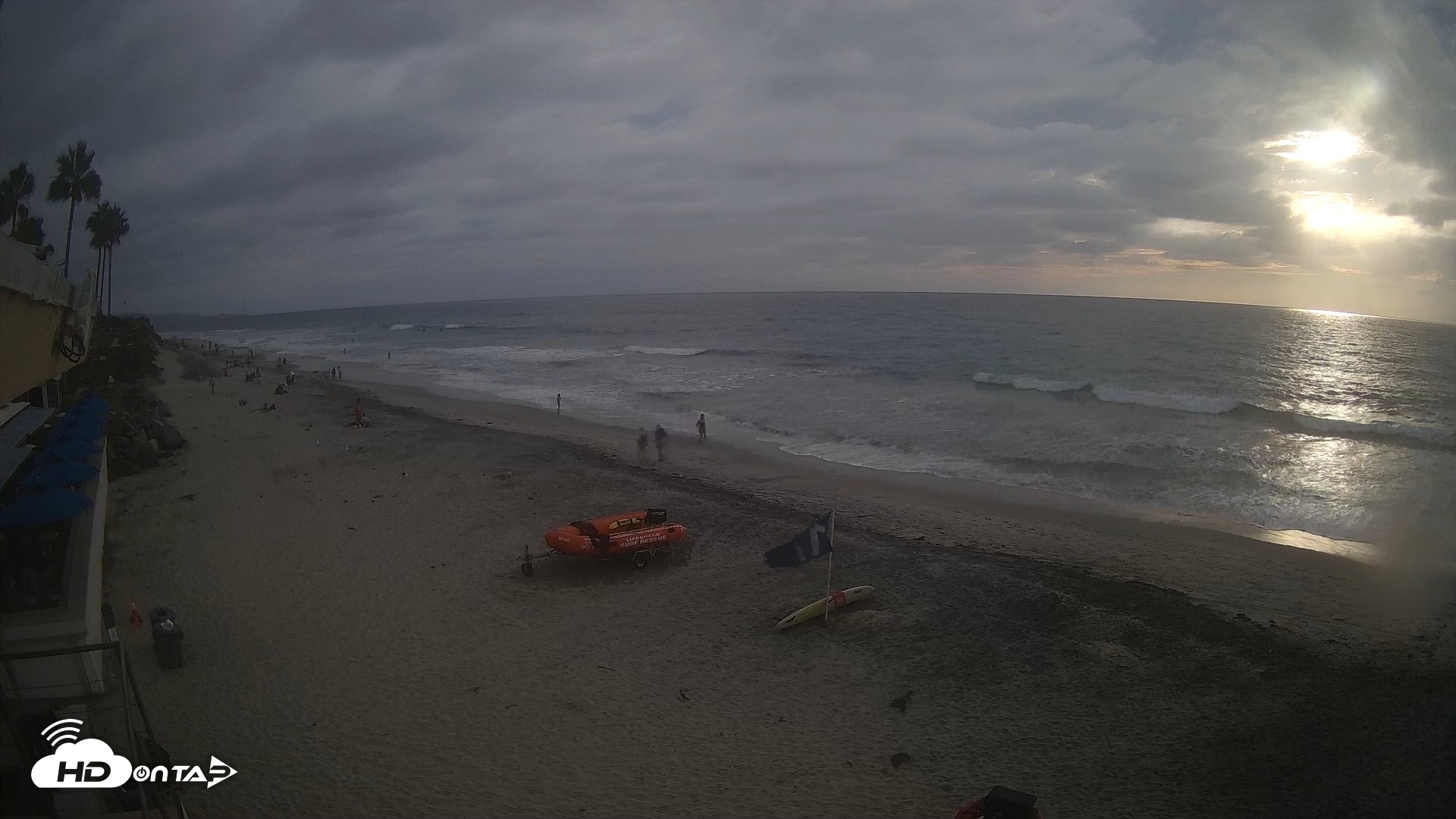 Snapshot of 17th St. Del Mar Beach - 4K SW Live Webcam taken Sep 20, 2026, 5:51pm PDT