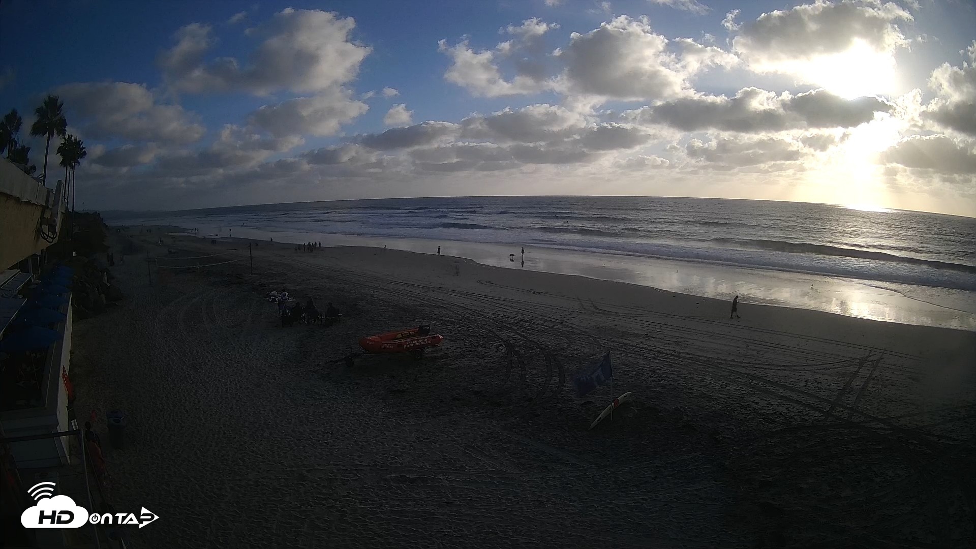 Snapshot of 17th St. Del Mar Beach - 4K SW Live Webcam taken Sep 28, 2026, 5:42pm PDT