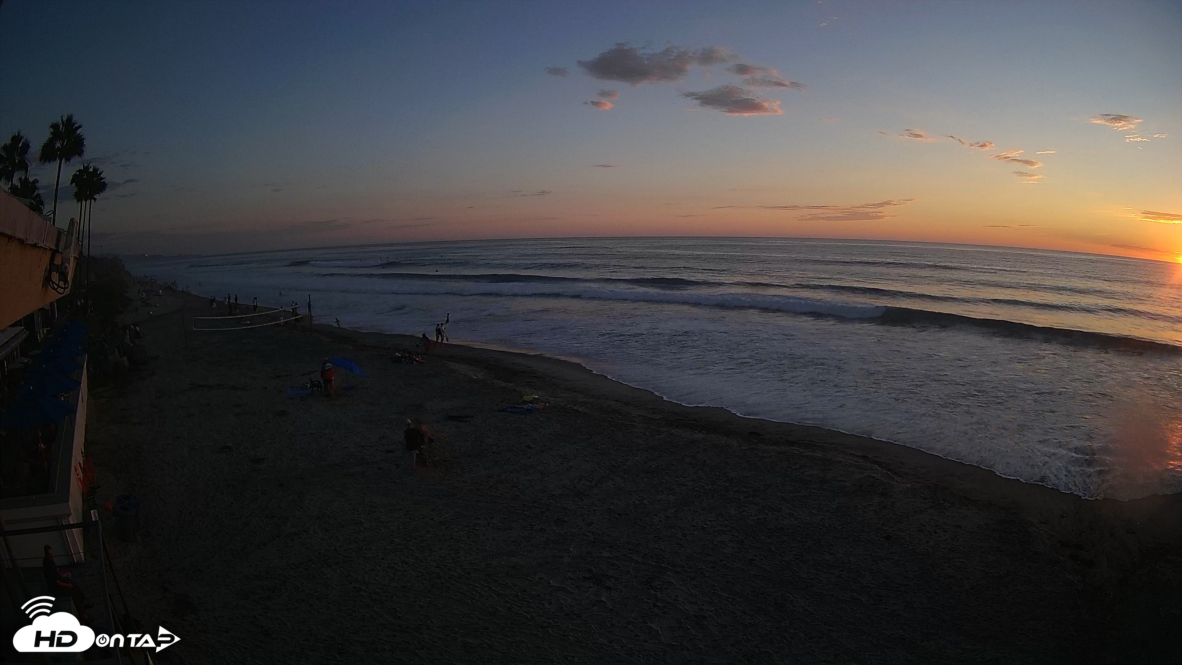 Snapshot of 17th St. Del Mar Beach - 4K SW Live Webcam taken Sep 9, 2026, 7:01pm PDT