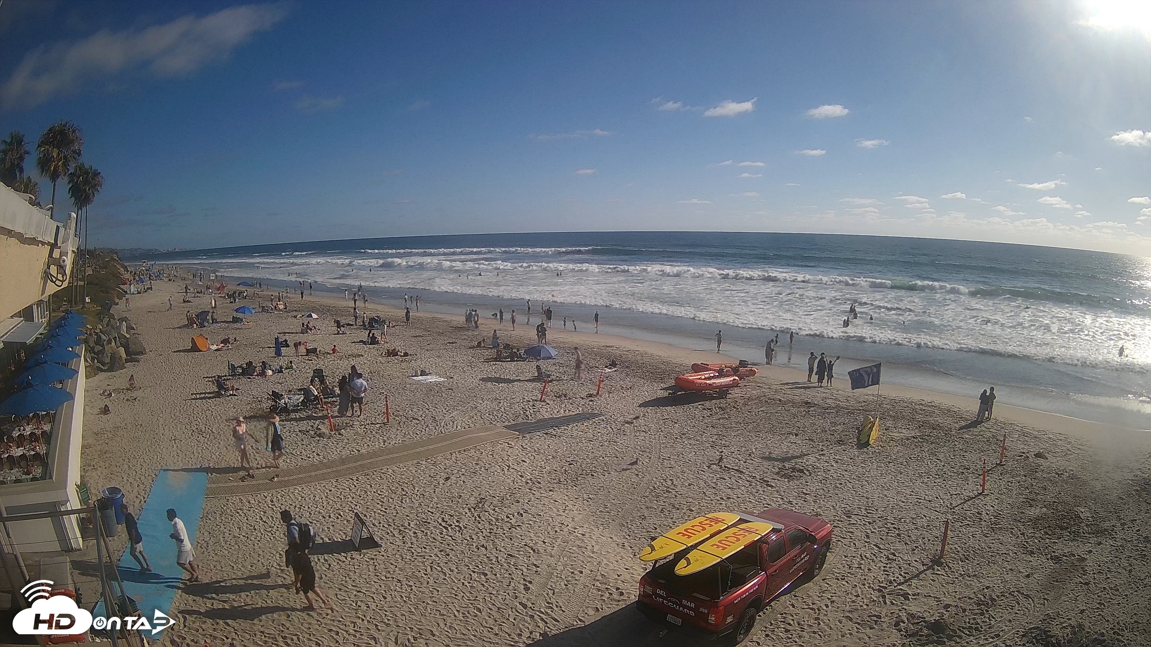 Snapshot of 17th St. Del Mar Beach - 4K SW Live Webcam taken Jun 20, 2026, 5:41pm PDT
