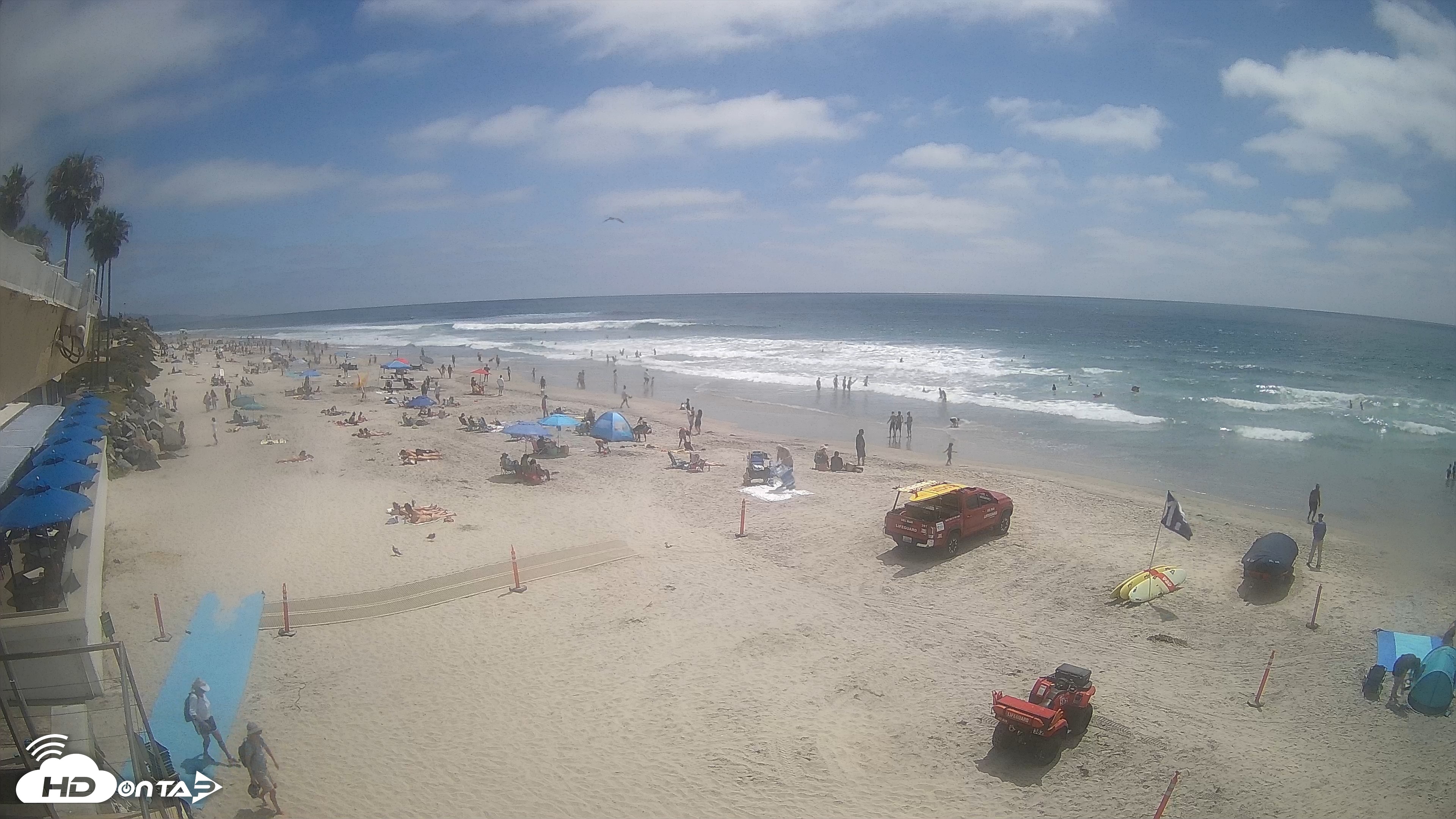 Snapshot of 17th St. Del Mar Beach - 4K SW Live Webcam taken Jun 10, 2026, 2:38pm PDT