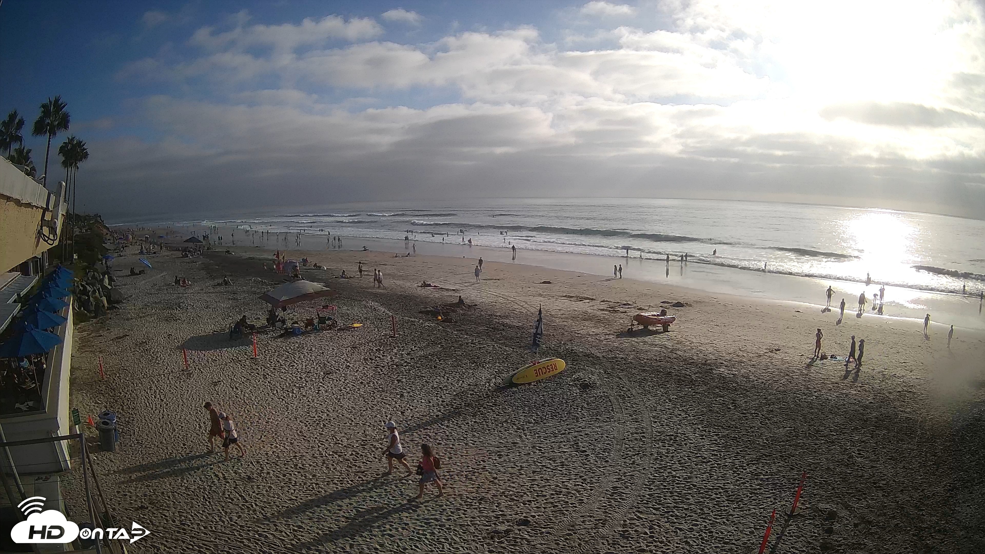 Snapshot of 17th St. Del Mar Beach - 4K SW Live Webcam taken Sep 12, 2026, 5:23pm PDT