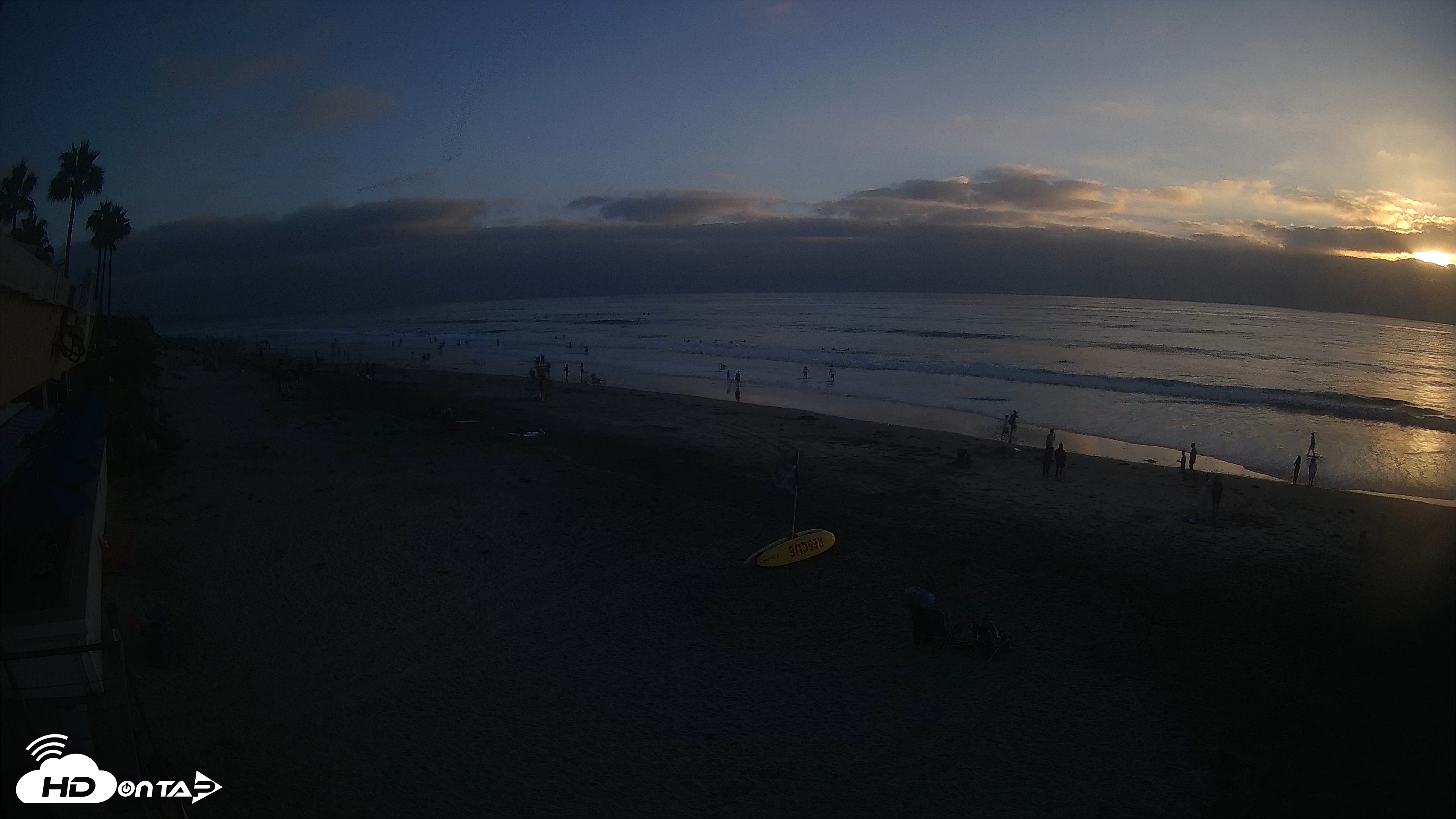 Snapshot of 17th St. Del Mar Beach - 4K SW Live Webcam taken Sep 12, 2026, 6:39pm PDT