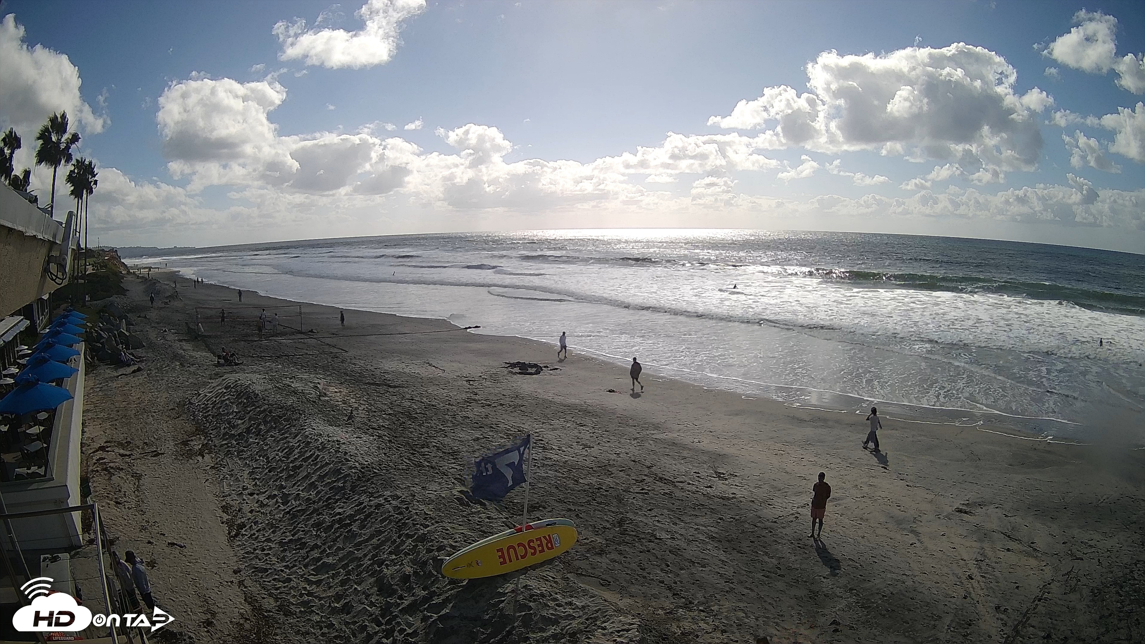 Snapshot of 17th St. Del Mar Beach - 4K SW Live Webcam taken Oct 12, 2026, 2:51pm PDT