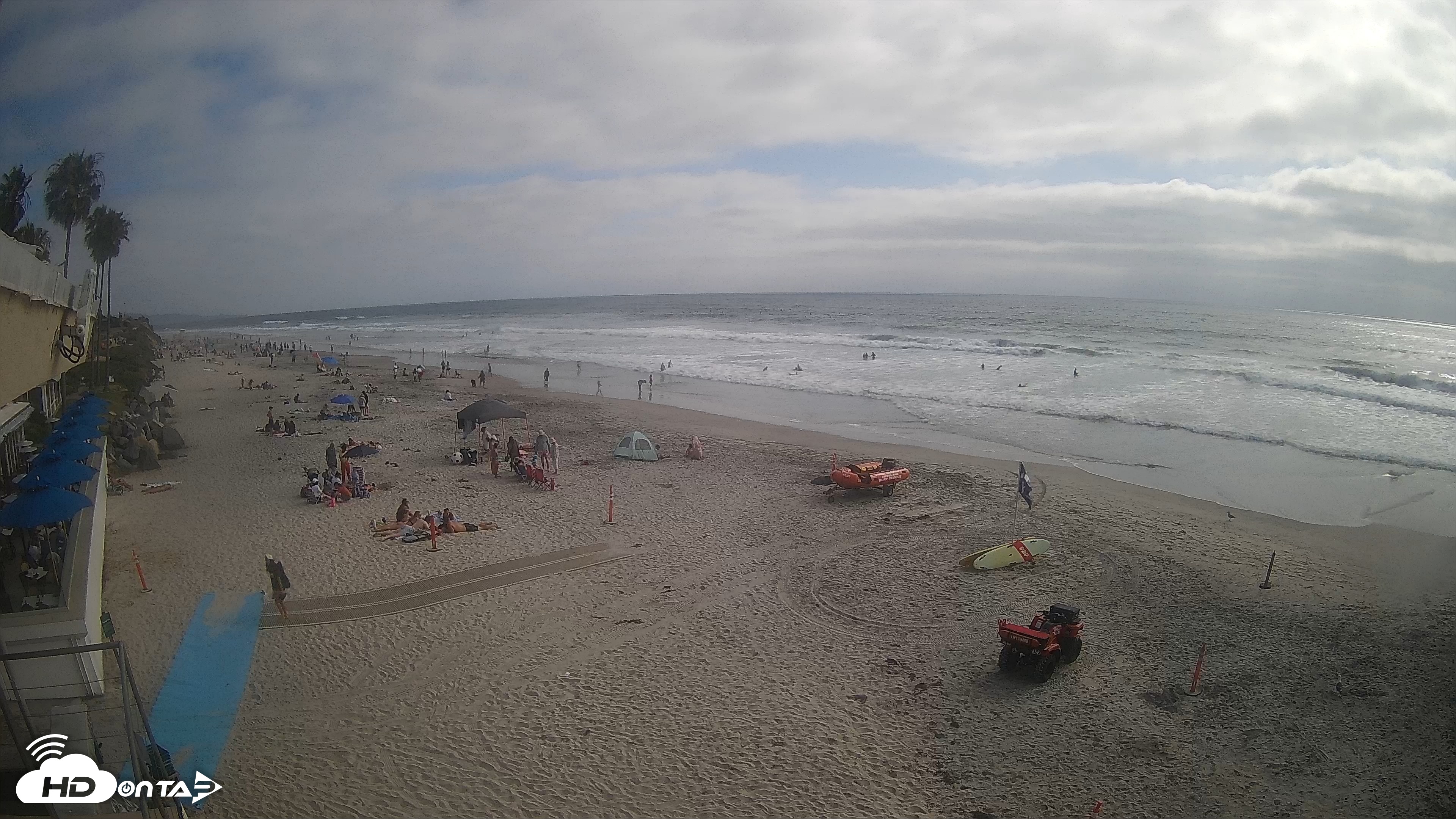 Snapshot of 17th St. Del Mar Beach - 4K SW Live Webcam taken Jun 5, 2026, 4:58pm PDT
