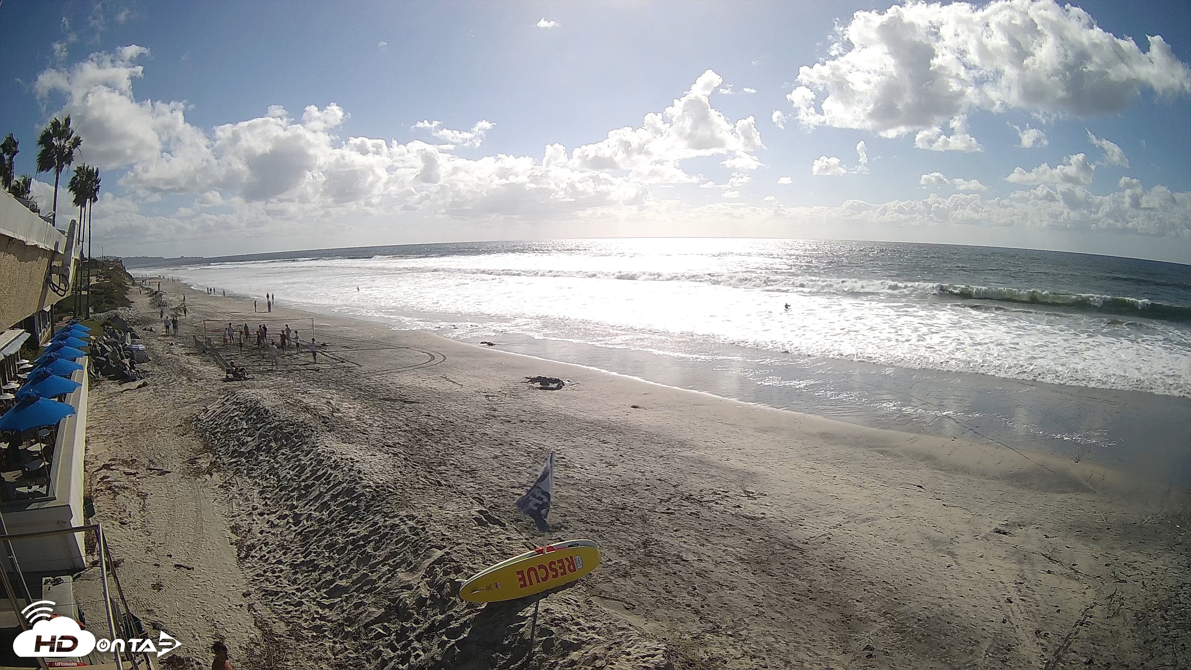 Snapshot of 17th St. Del Mar Beach - 4K SW Live Webcam taken Oct 12, 2026, 2:57pm PDT