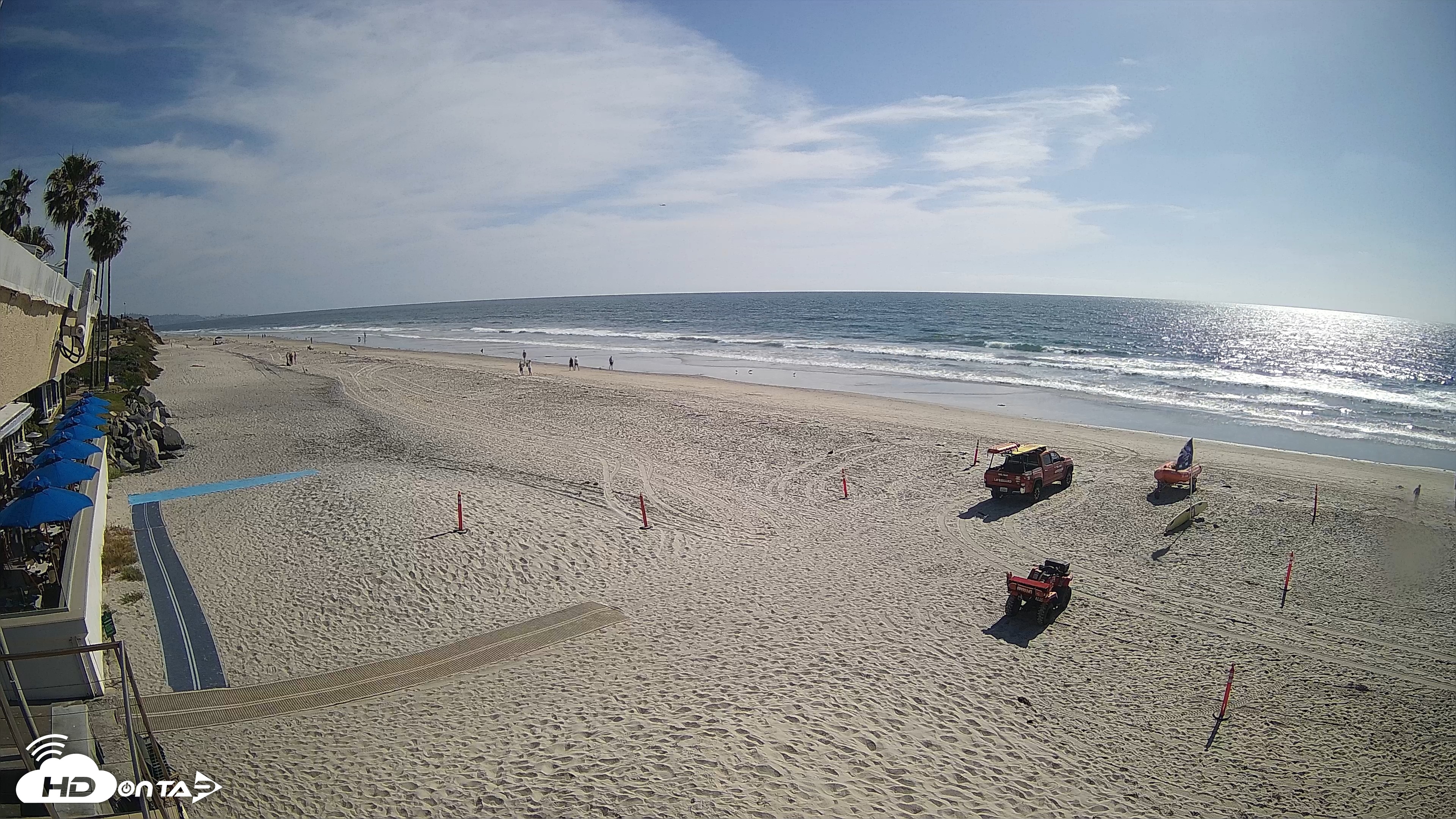 Snapshot of 17th St. Del Mar Beach - 4K SW Live Webcam taken Apr 29, 2026, 4:16pm PDT
