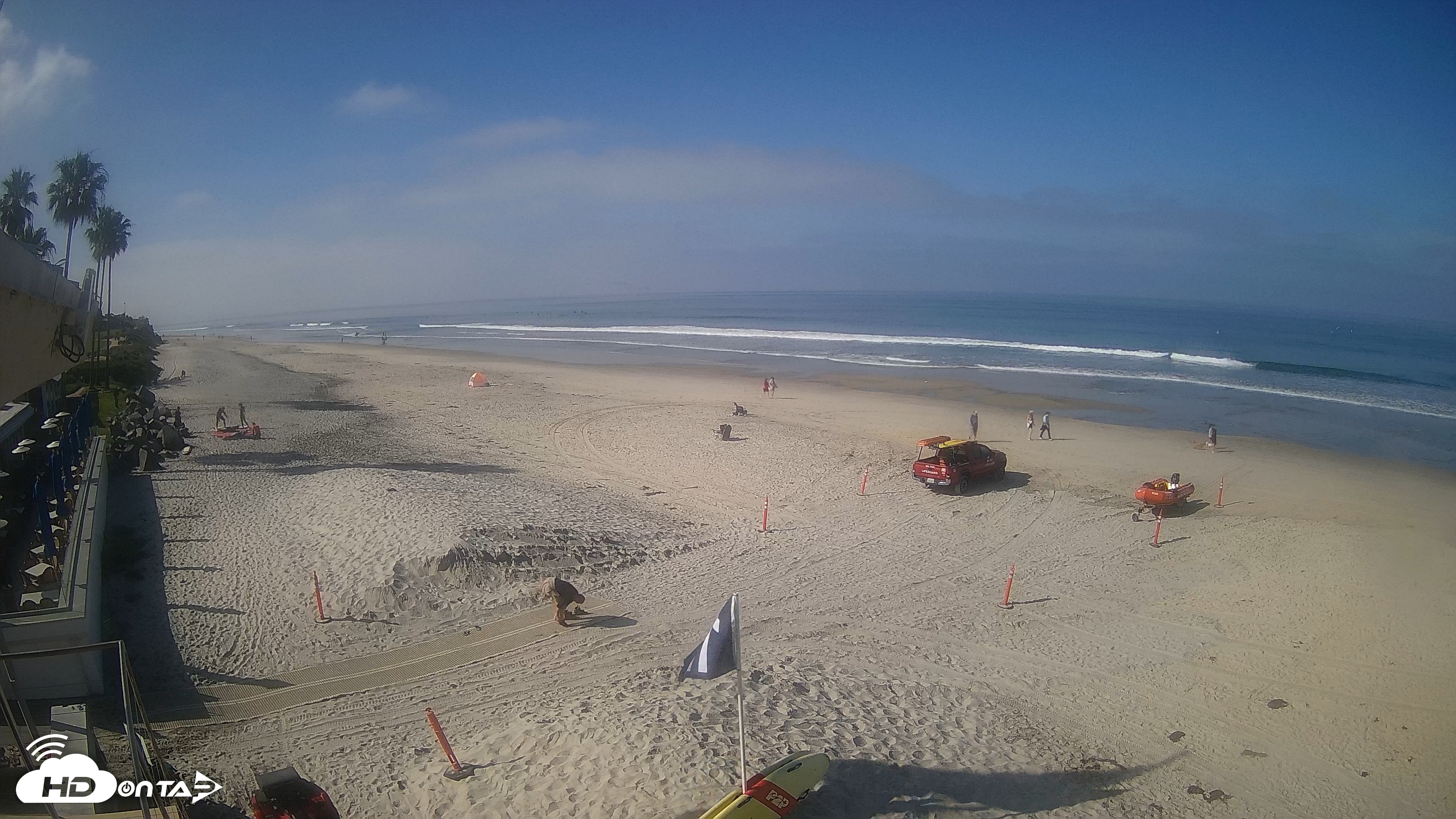 Snapshot of 17th St. Del Mar Beach - 4K SW Live Webcam taken Mar 26, 2026, 9:42am PDT