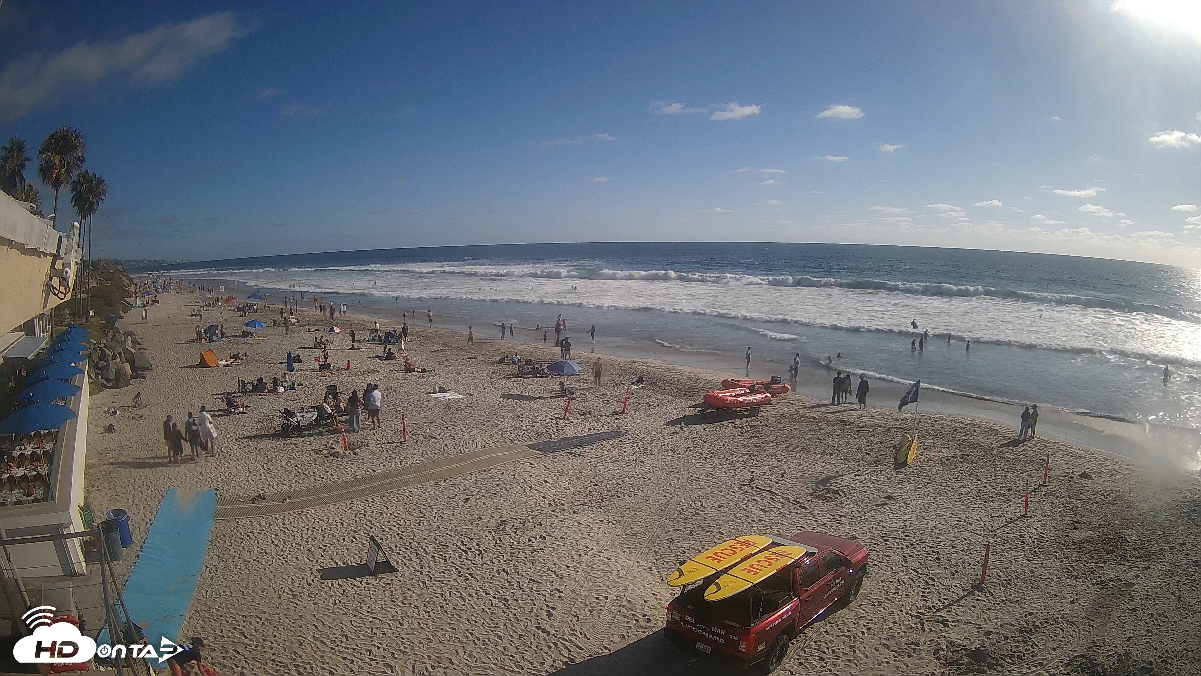 Snapshot of 17th St. Del Mar Beach - 4K SW Live Webcam taken Jun 20, 2026, 5:42pm PDT