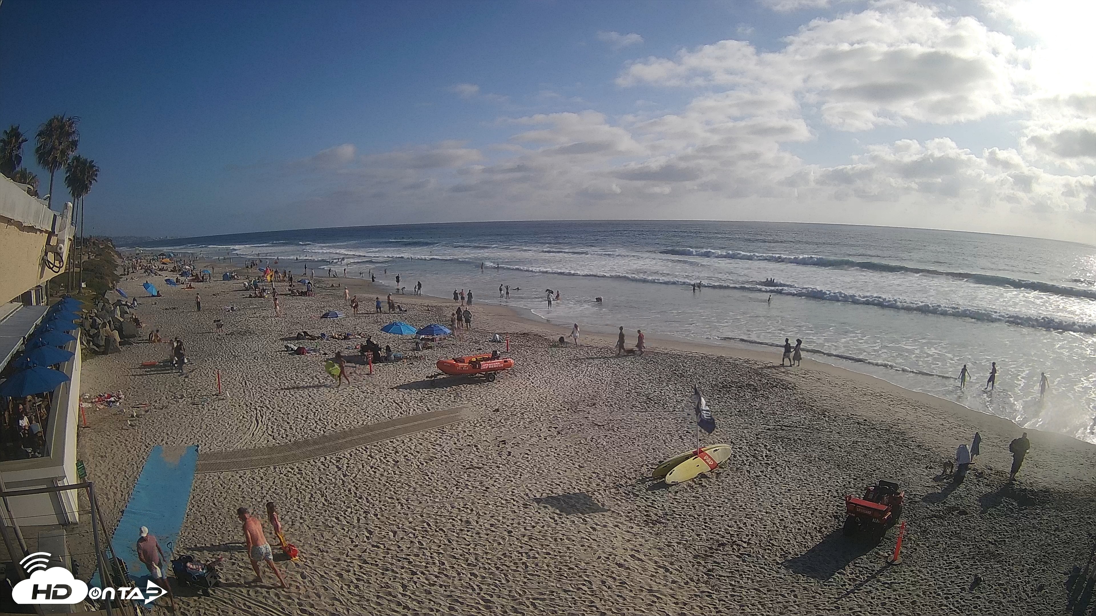 Snapshot of 17th St. Del Mar Beach - 4K SW Live Webcam taken Jun 7, 2026, 5:51pm PDT