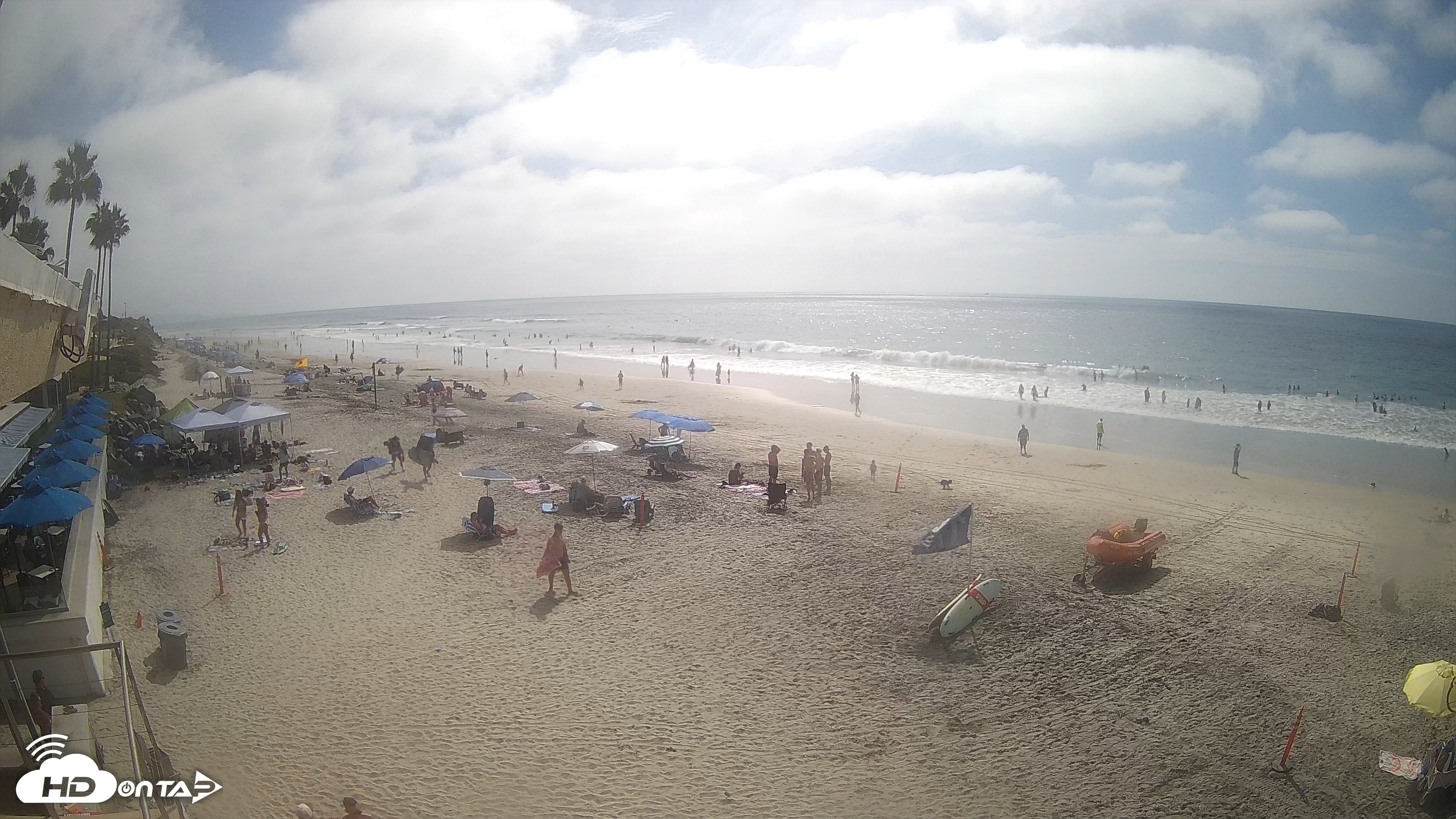 Snapshot of 17th St. Del Mar Beach - 4K SW Live Webcam taken Sep 26, 2026, 2:44pm PDT