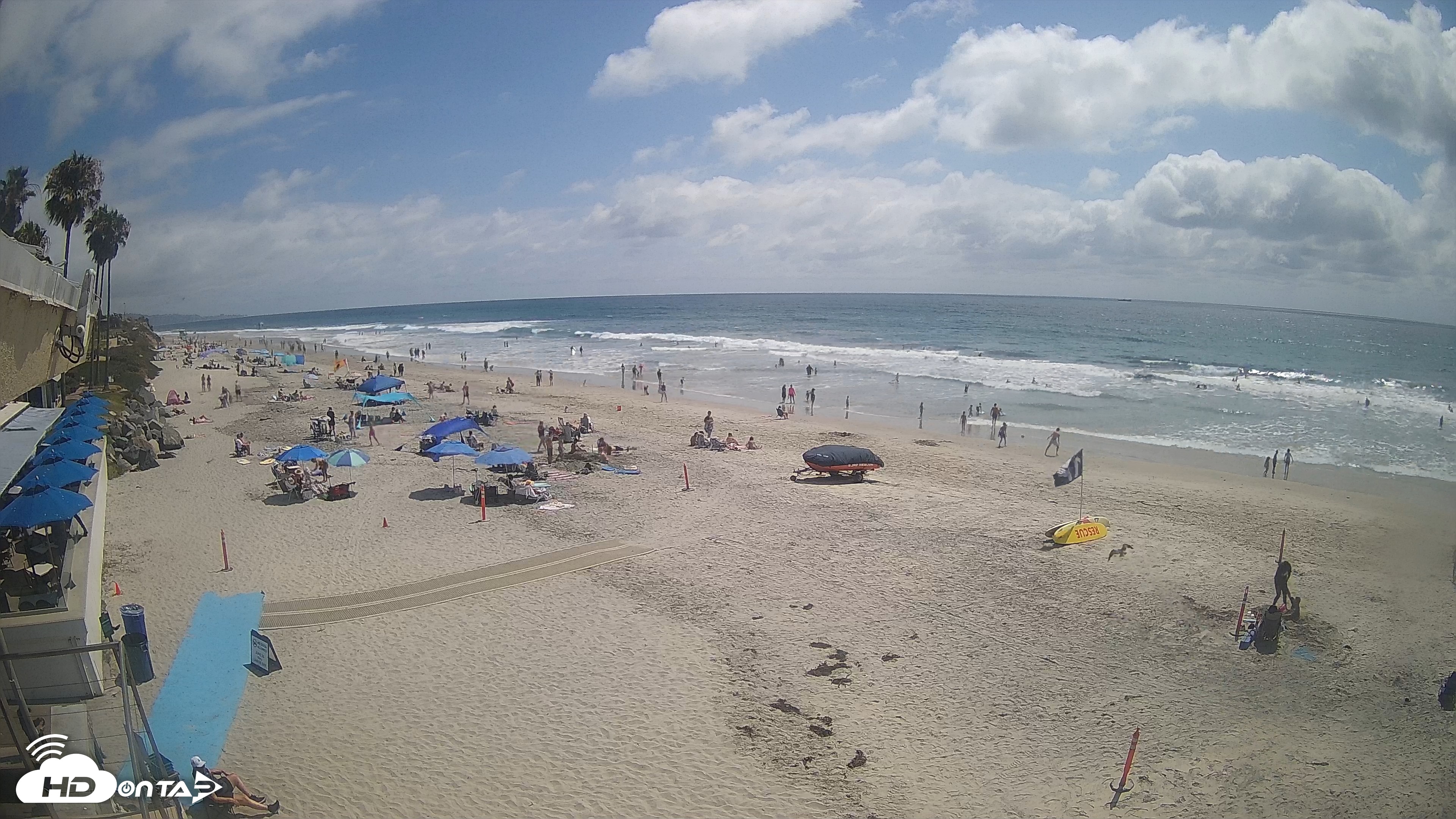Snapshot of 17th St. Del Mar Beach - 4K SW Live Webcam taken Jun 30, 2026, 3:00pm PDT
