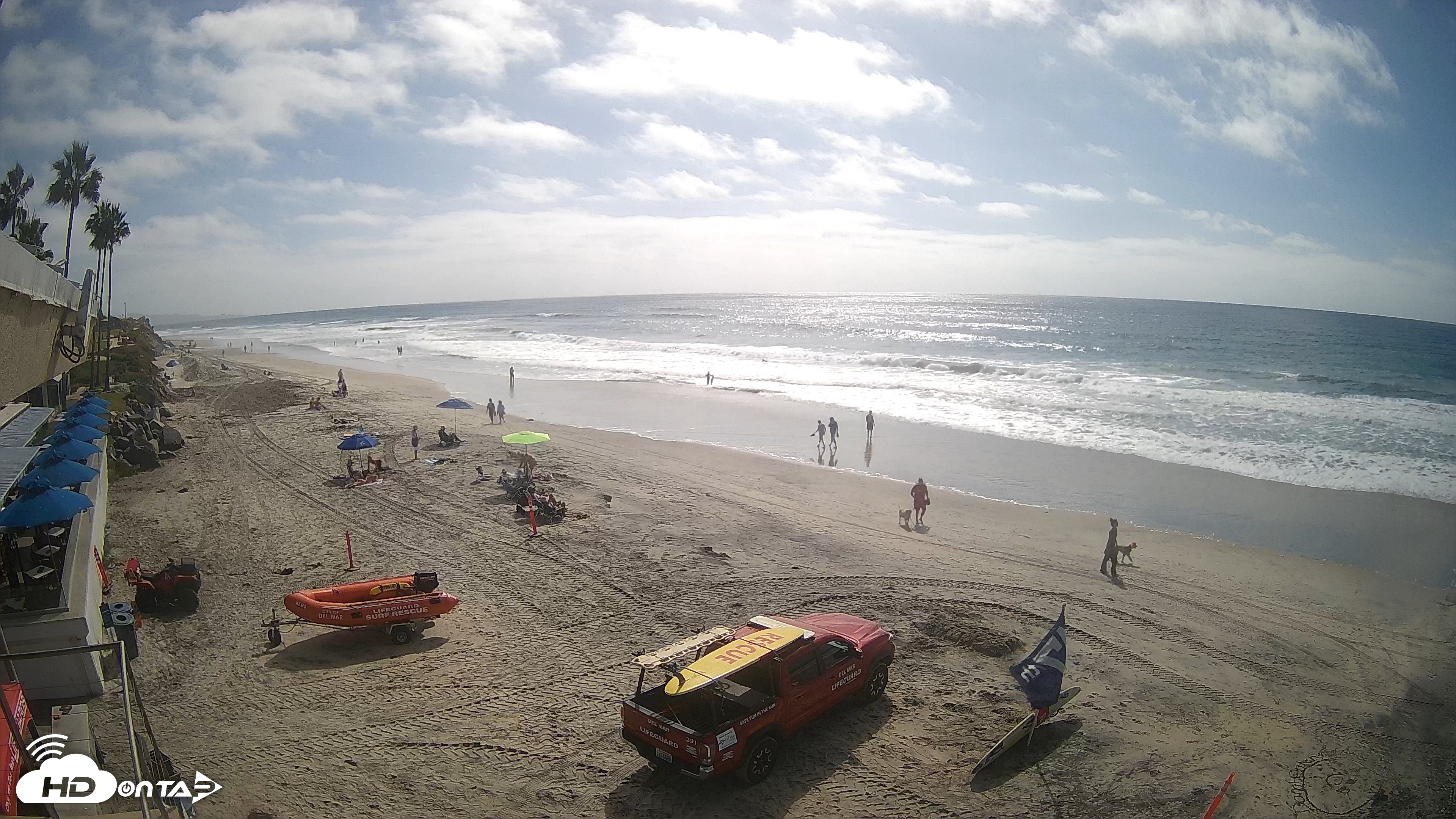 Snapshot of 17th St. Del Mar Beach - 4K SW Live Webcam taken Sep 29, 2026, 2:52pm PDT