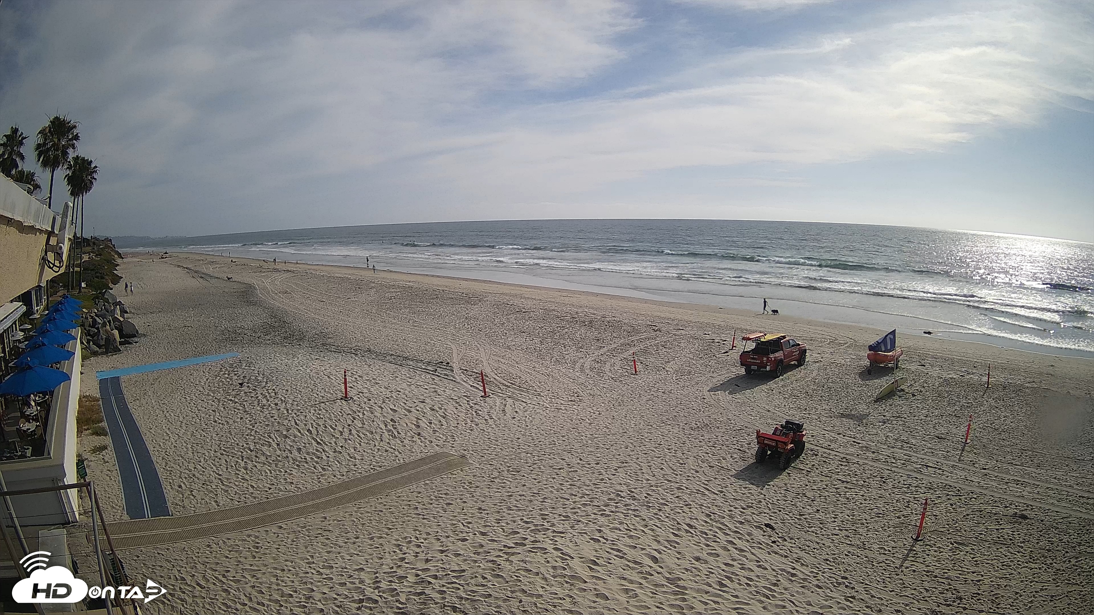 Snapshot of 17th St. Del Mar Beach - 4K SW Live Webcam taken Apr 29, 2026, 4:47pm PDT