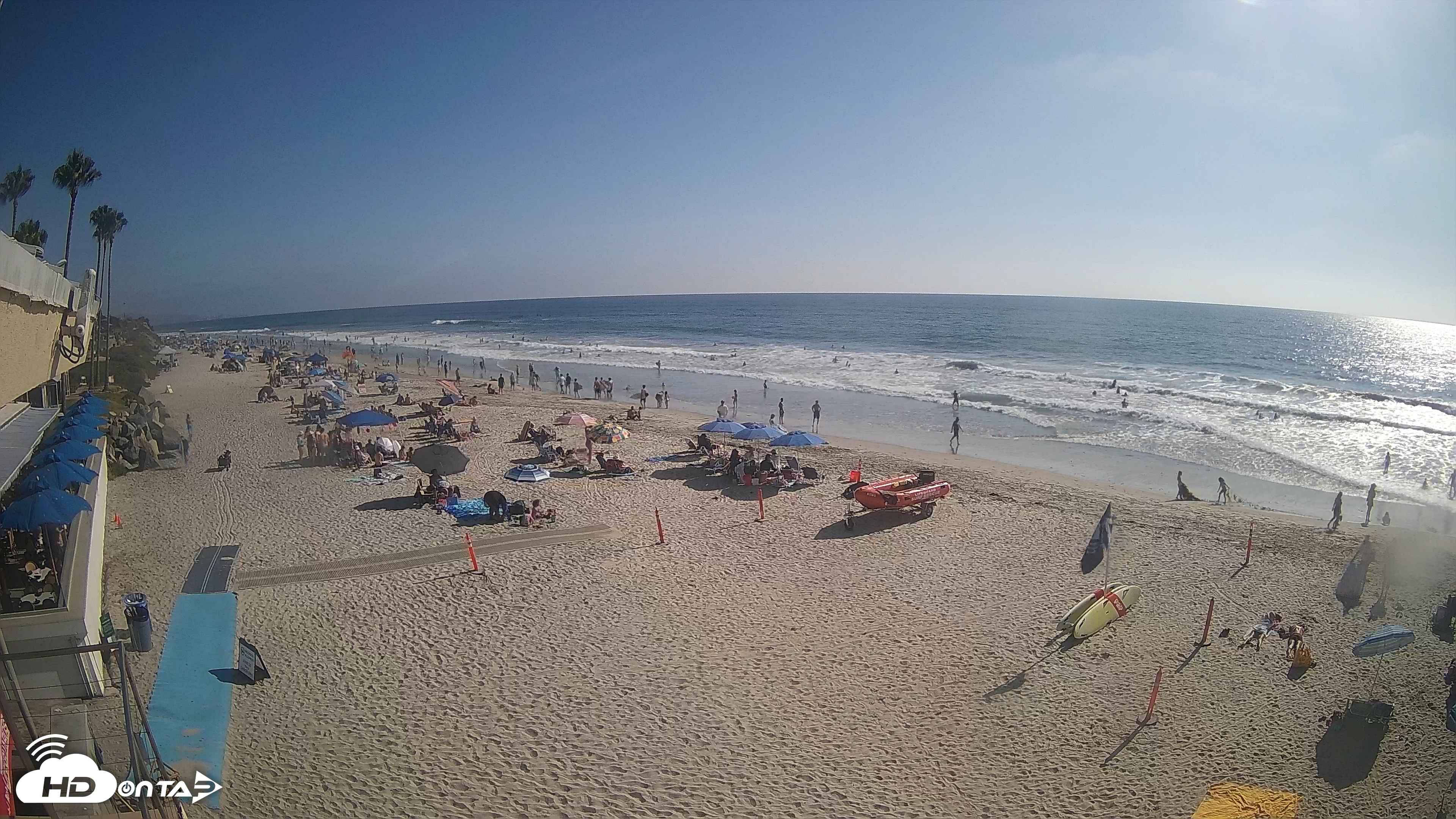 Snapshot of 17th St. Del Mar Beach - 4K SW Live Webcam taken Jul 19, 2026, 5:01pm PDT