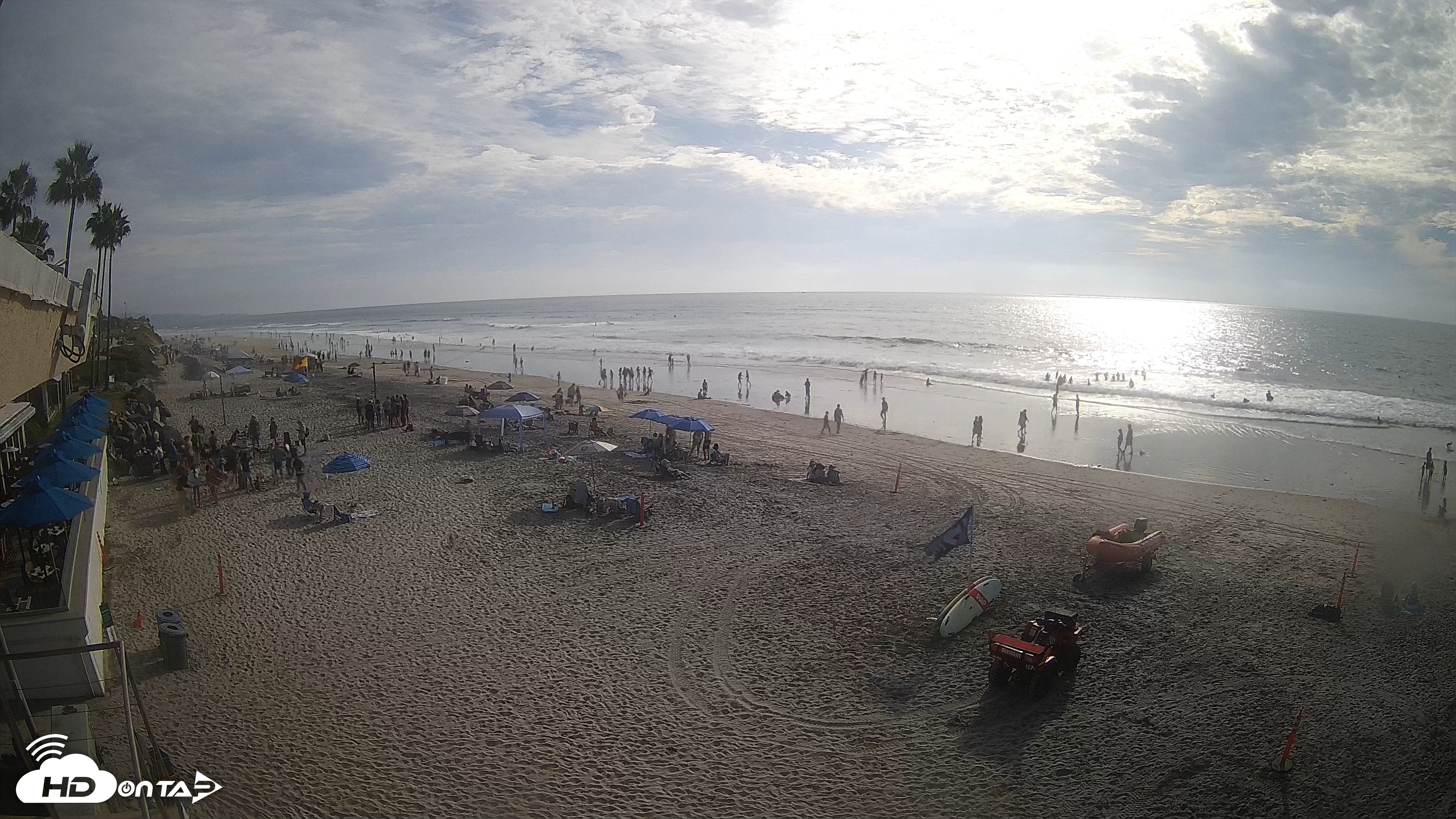 Snapshot of 17th St. Del Mar Beach - 4K SW Live Webcam taken Sep 26, 2026, 4:21pm PDT