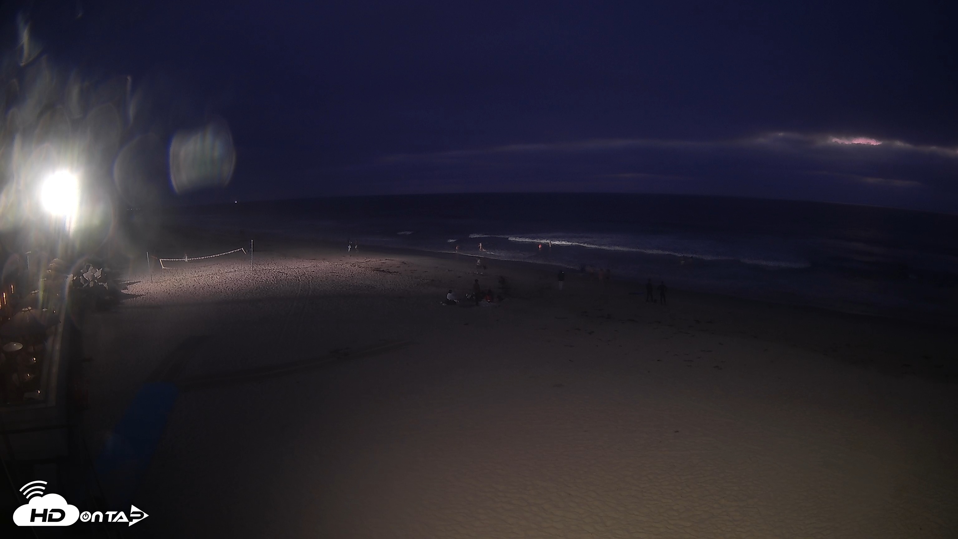 Snapshot of 17th St. Del Mar Beach - 4K SW Live Webcam taken Jul 19, 2025, 8:21pm PDT