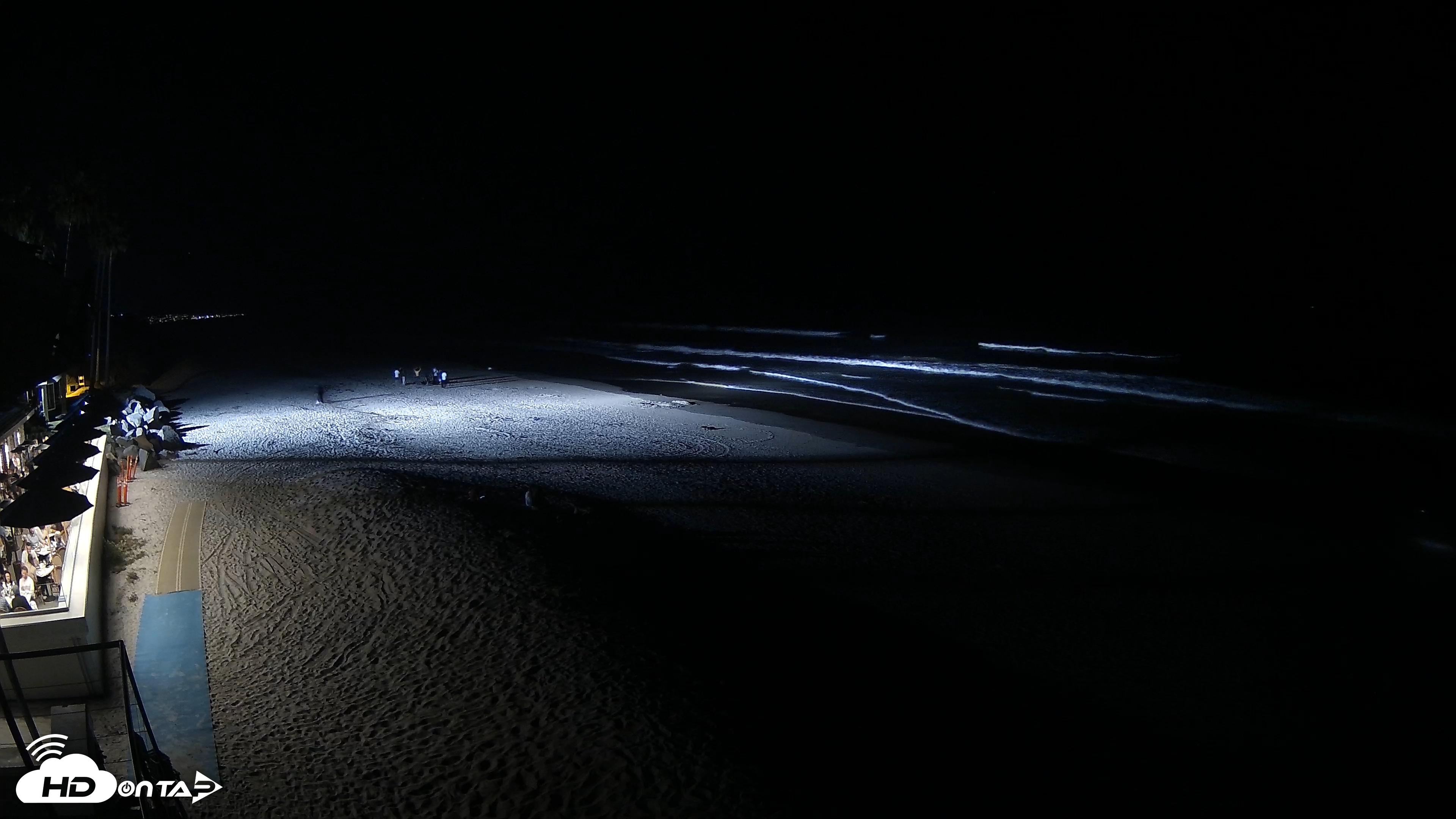 Snapshot of 17th St. Del Mar Beach - 4K SW Live Webcam taken Mar 7, 2026, 7:15pm PST