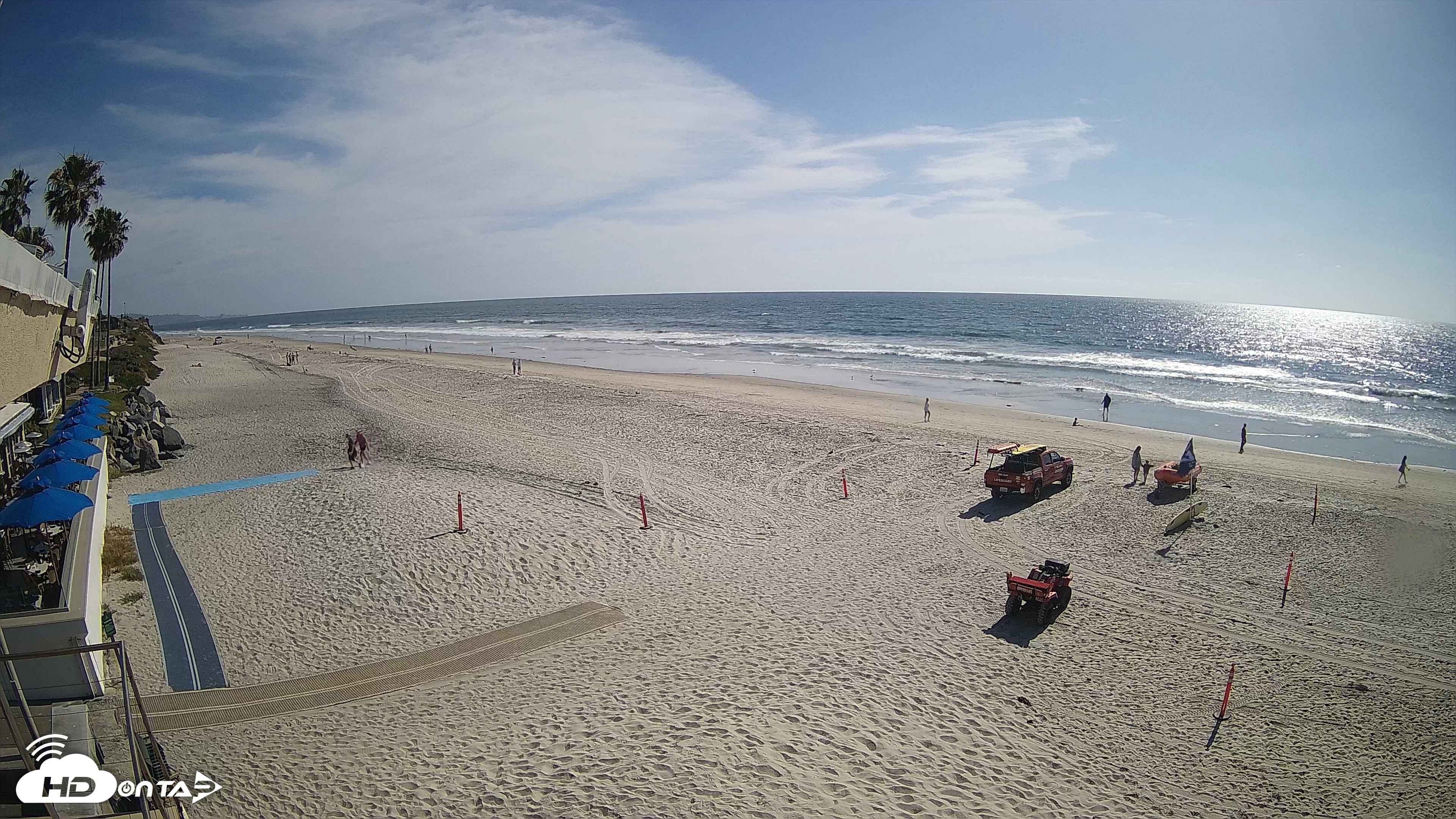 Snapshot of 17th St. Del Mar Beach - 4K SW Live Webcam taken Apr 29, 2026, 4:13pm PDT