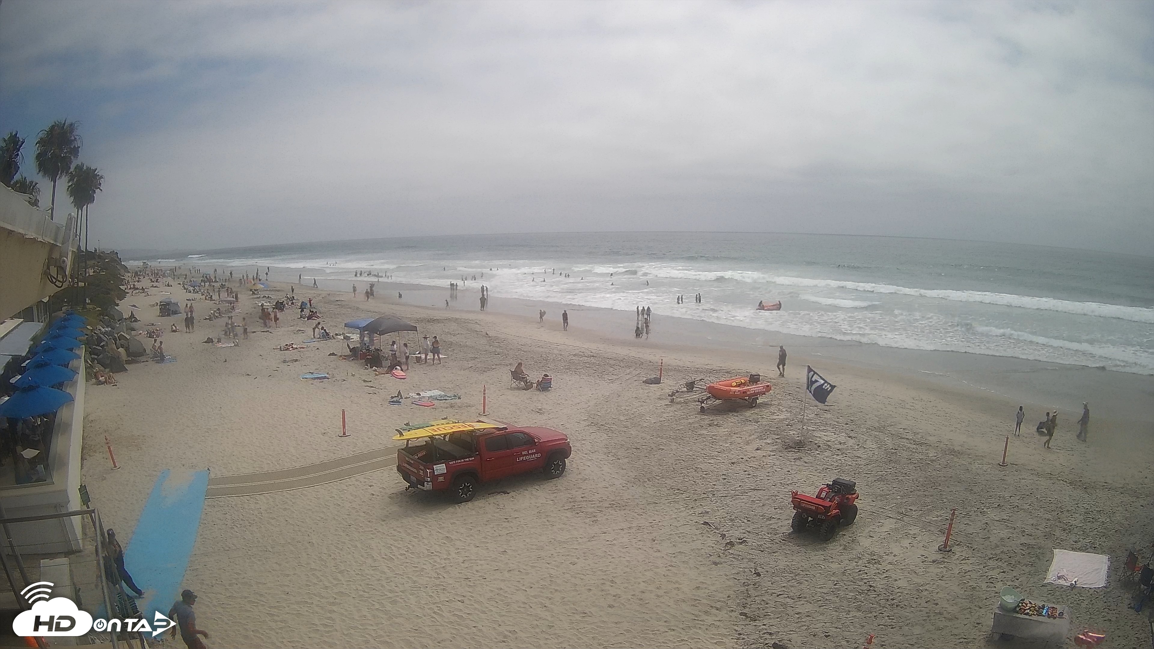 Snapshot of 17th St. Del Mar Beach - 4K SW Live Webcam taken Jun 5, 2026, 2:29pm PDT