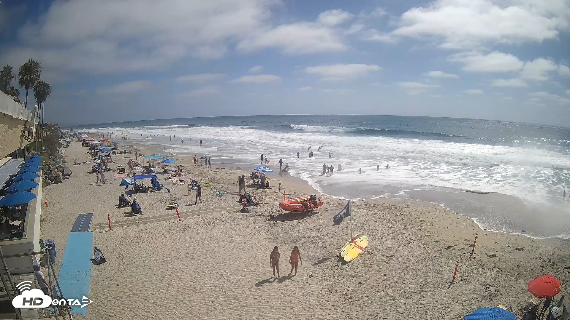 Snapshot of 17th St. Del Mar Beach - 4K SW Live Webcam taken Jul 8, 2026, 3:41pm PDT